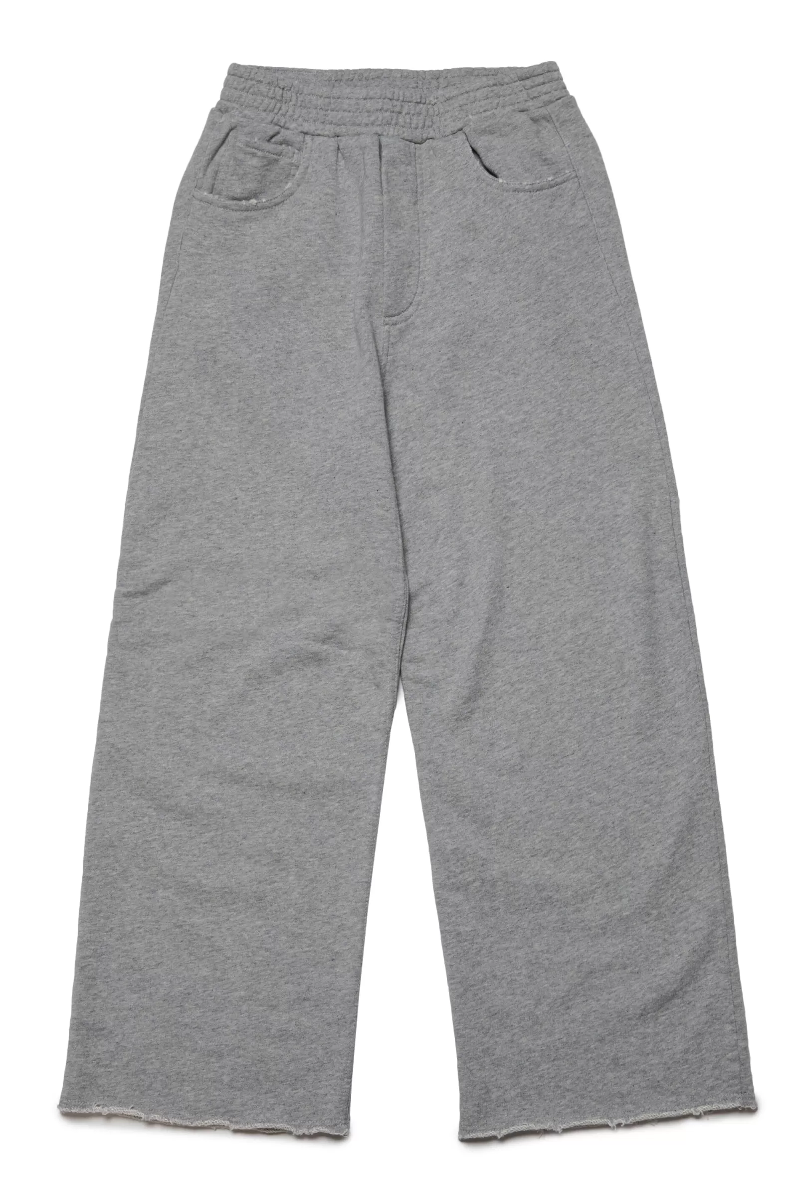 Pantaloni<MM6 MAISON MARGIELA Five-Pocket Pants In Melange Fleece Grigio Melange