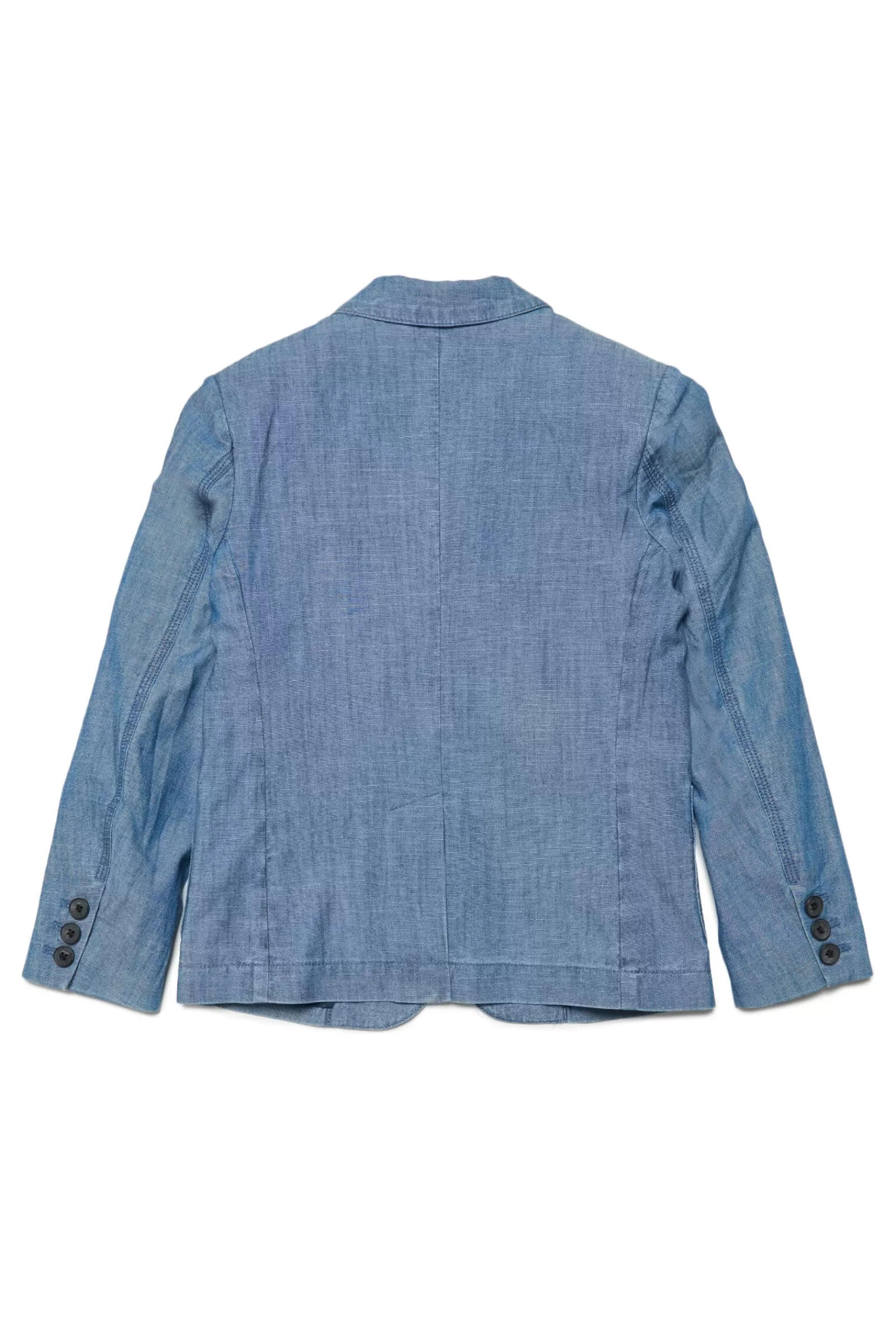 Giacche E Piumini<DIESEL Giacca Blazer In Chambray Blu Denim