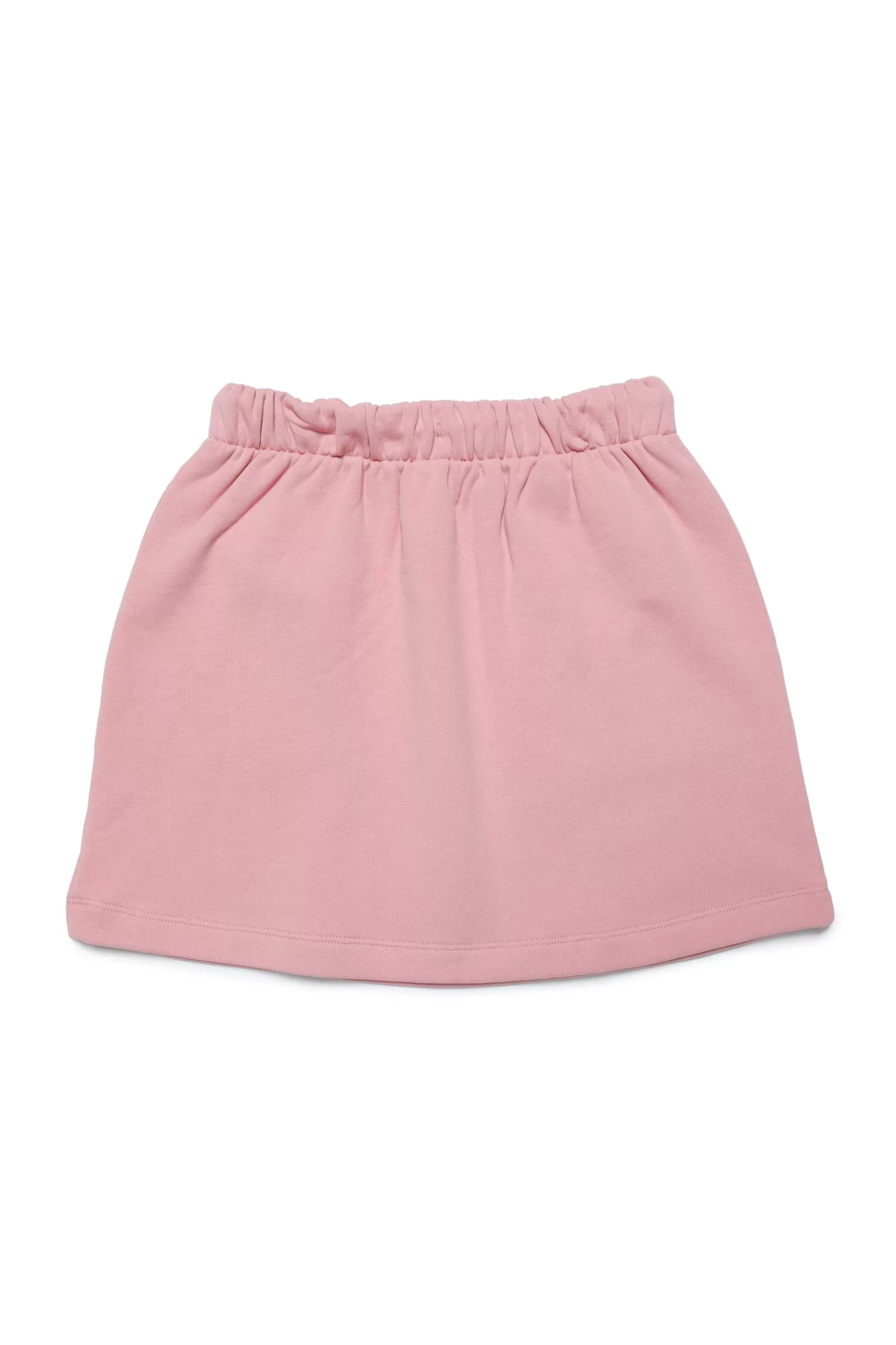 Gonne E Shorts<DIESEL Gonna In Cotone Con Logo Glitterato Rosa Caramella