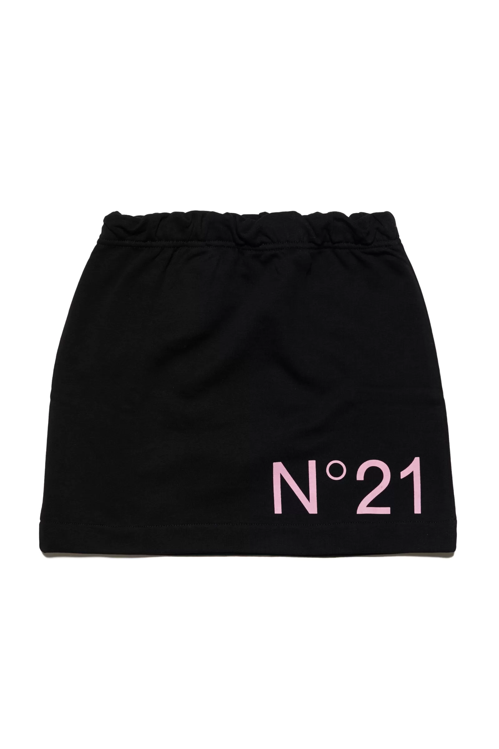 Gonne E Shorts<N°21 Gonna In Felpa Con Logo Nero Denim