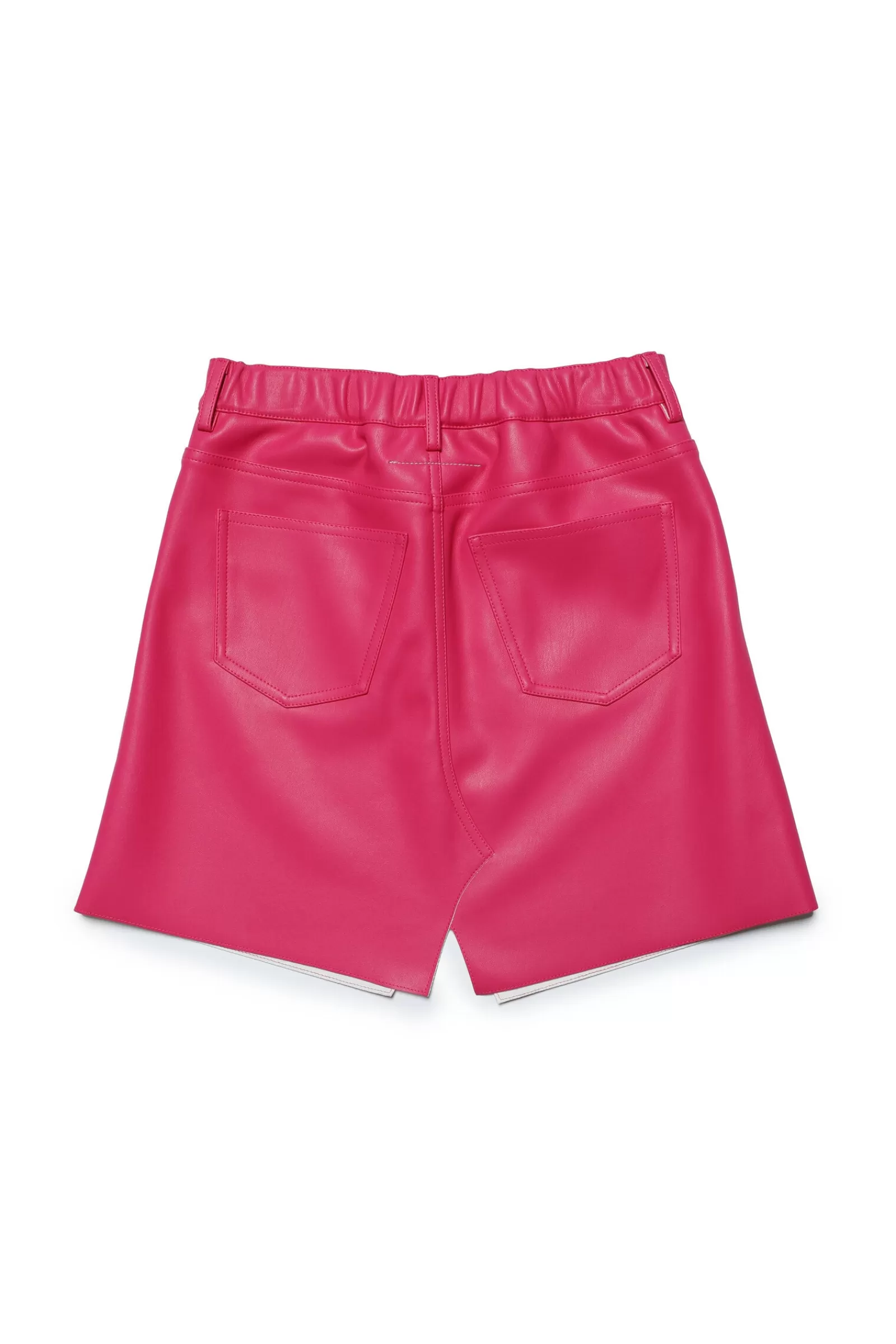 Gonne E Shorts<MM6 MAISON MARGIELA Gonna In Similpelle Con Tasche Rosa Extra