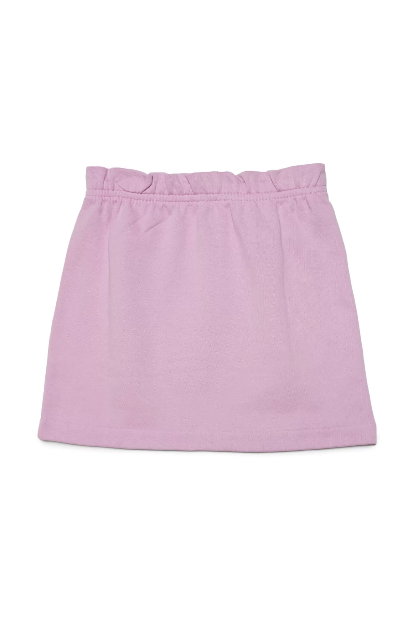 Gonne E Shorts<N°21 Gonna Rosa In Felpa Con Logo A Constrasto Lilla Antico