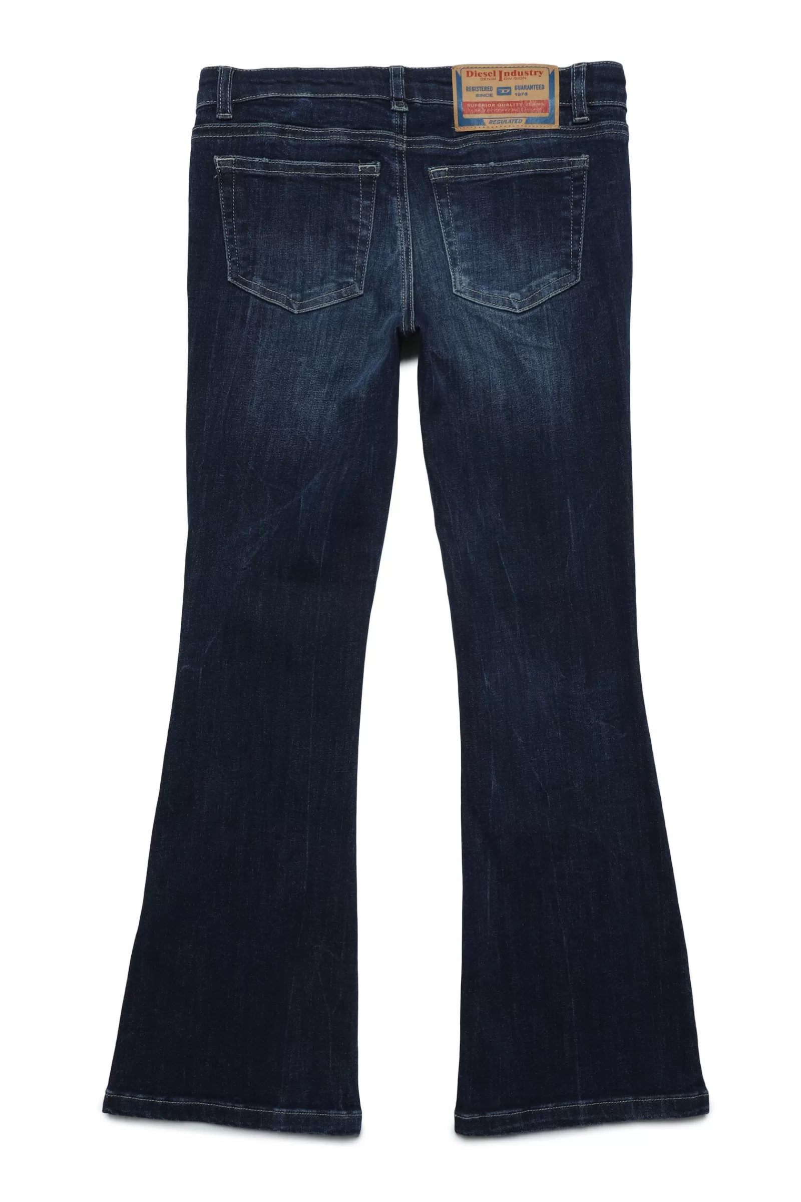 Jeans<DIESEL Jeans 1969 D-Ebbey Bootcut Blu Scuro Con Abrasioni Blu Denim