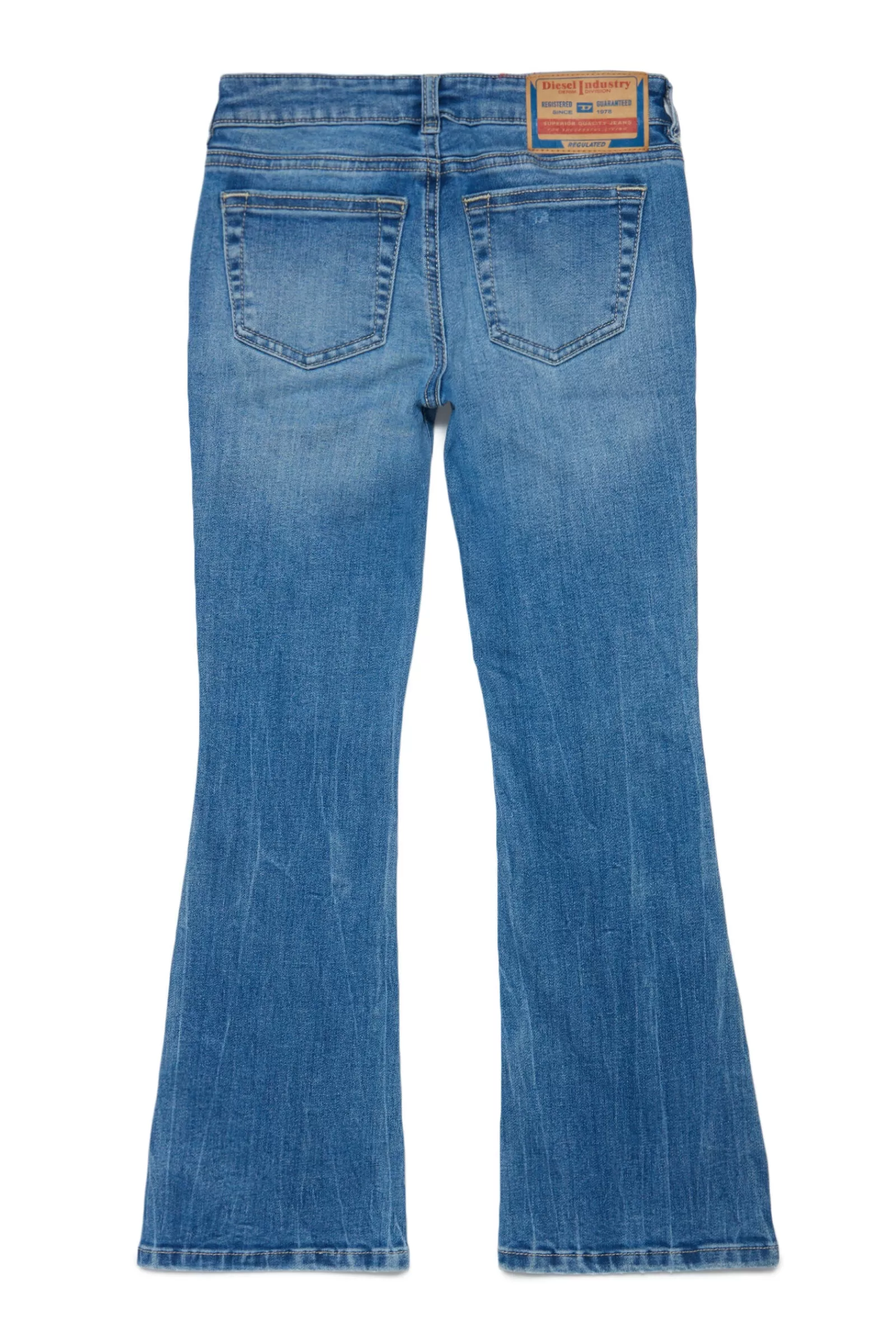 Jeans<DIESEL Jeans 1969 D-Ebbey Bootcut Effetto Used Blu Denim