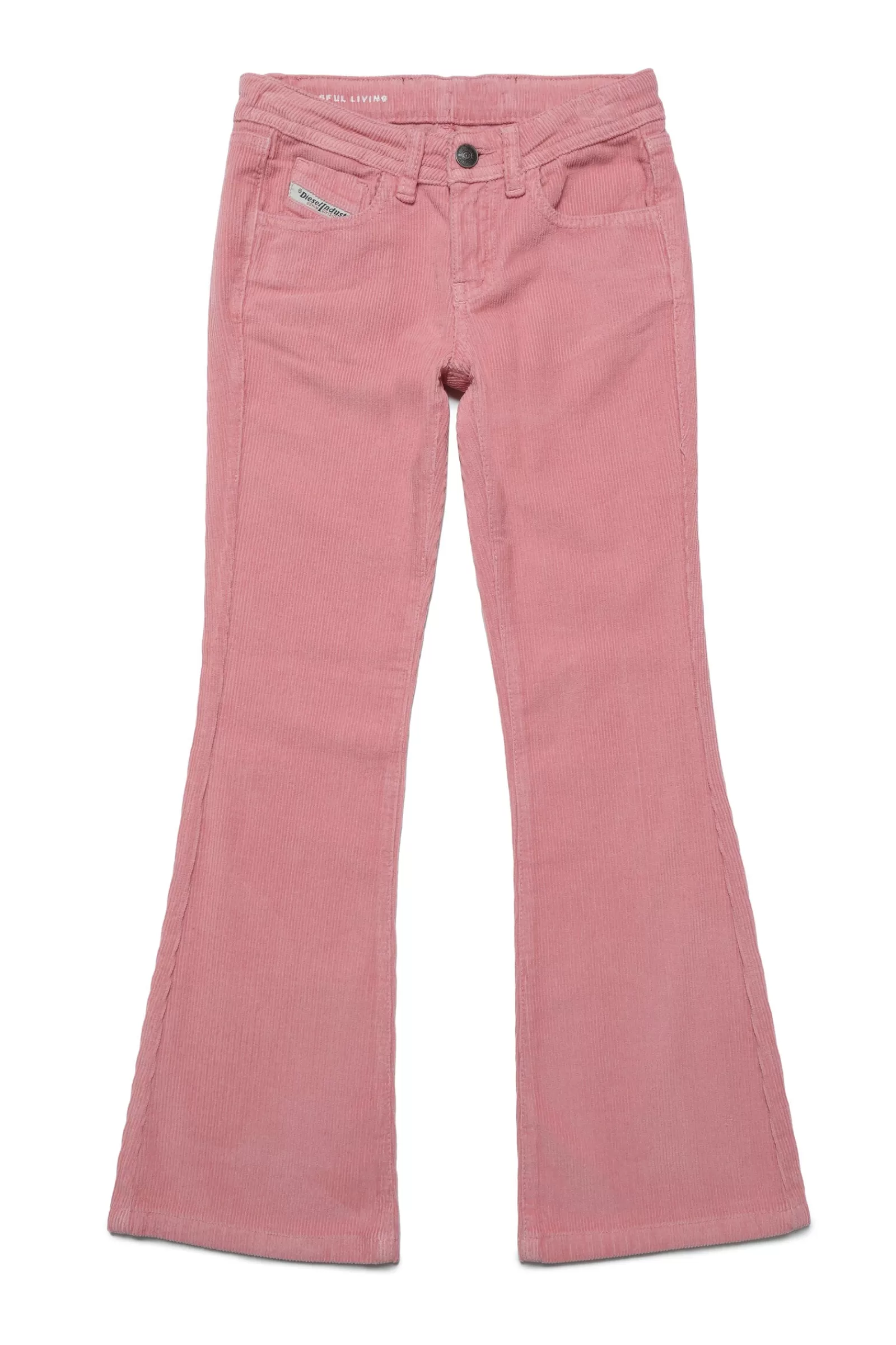 Jeans<DIESEL Jeans 1969 D-Ebbey Bootcut In Velluto Rosa Rosa Caramella