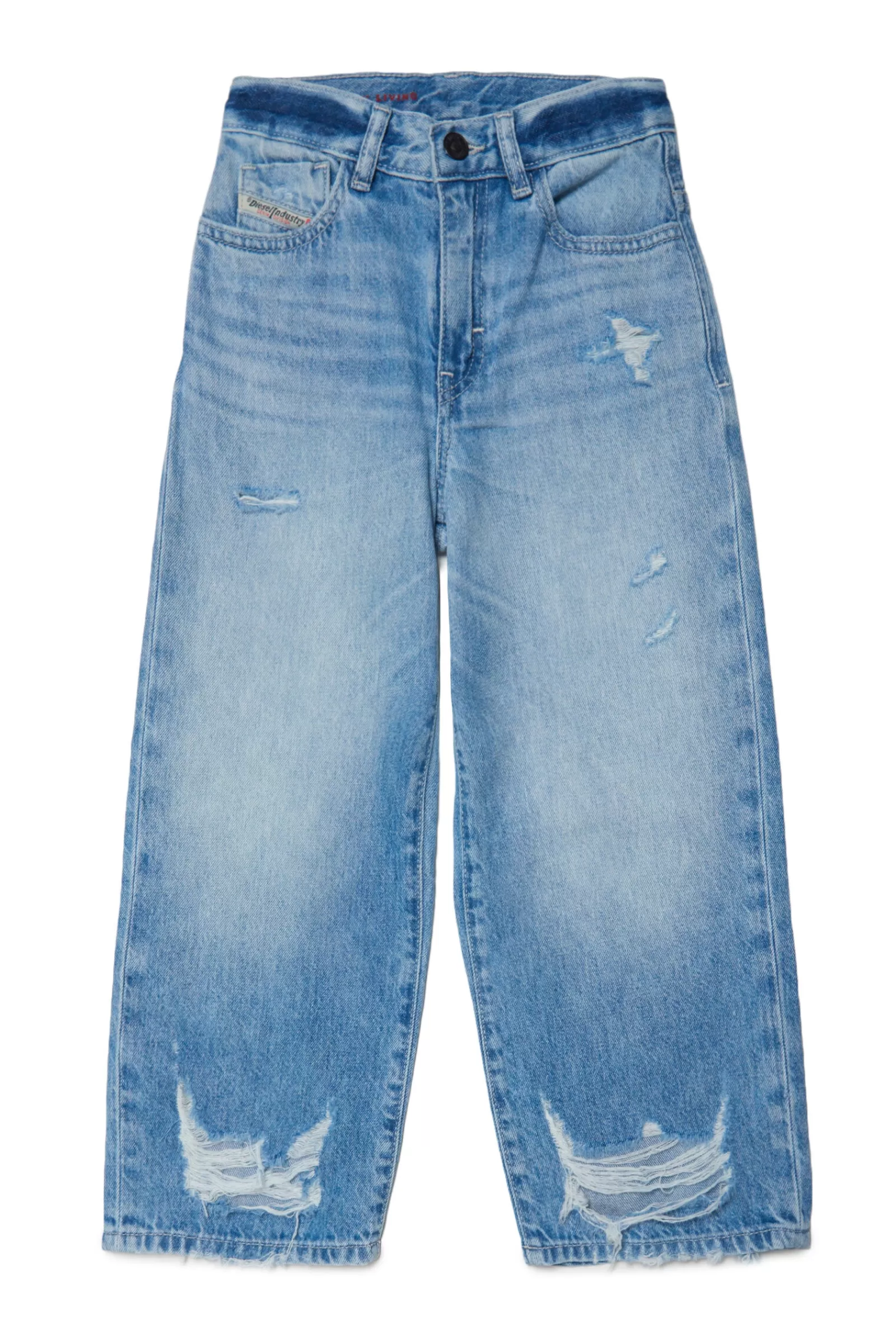 Jeans<DIESEL Jeans 2000 Flare Con Rotture Sfilacciate Blu Denim