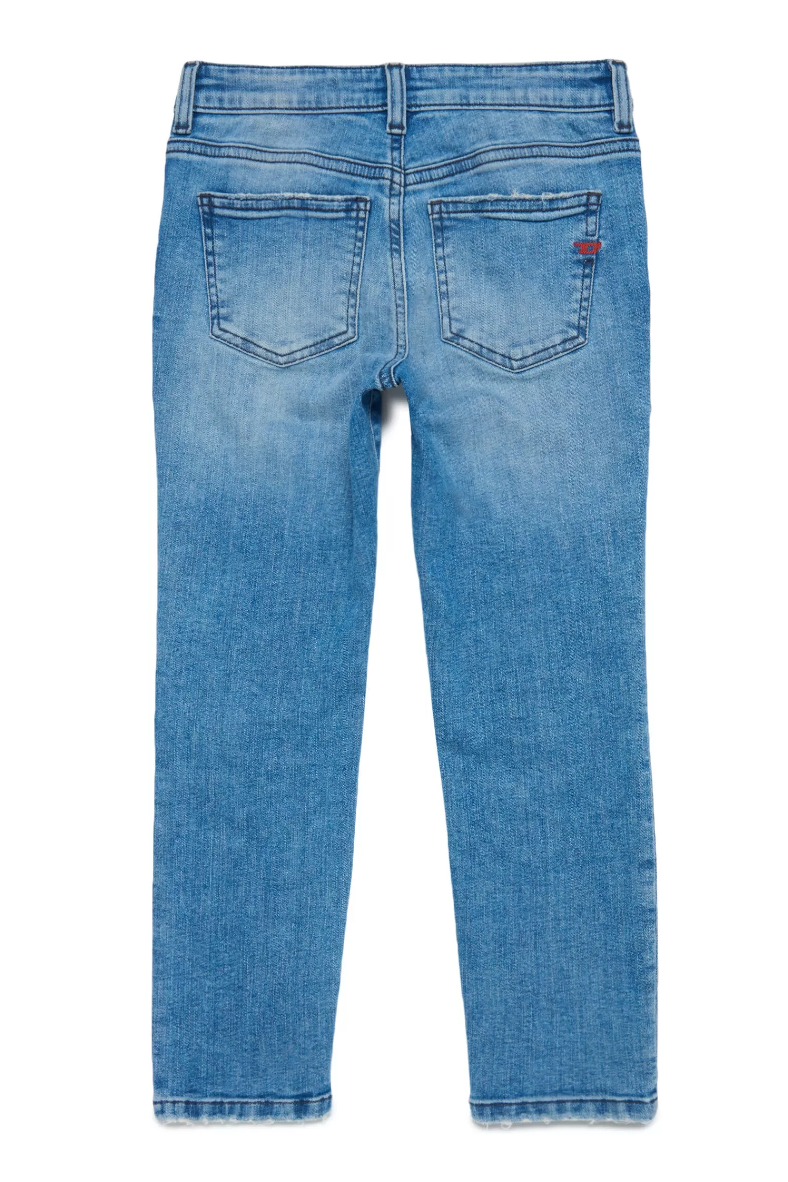 Jeans<DIESEL Jeans 2004 Tapered Blu Con Rotture Sfilacciate Blu Denim