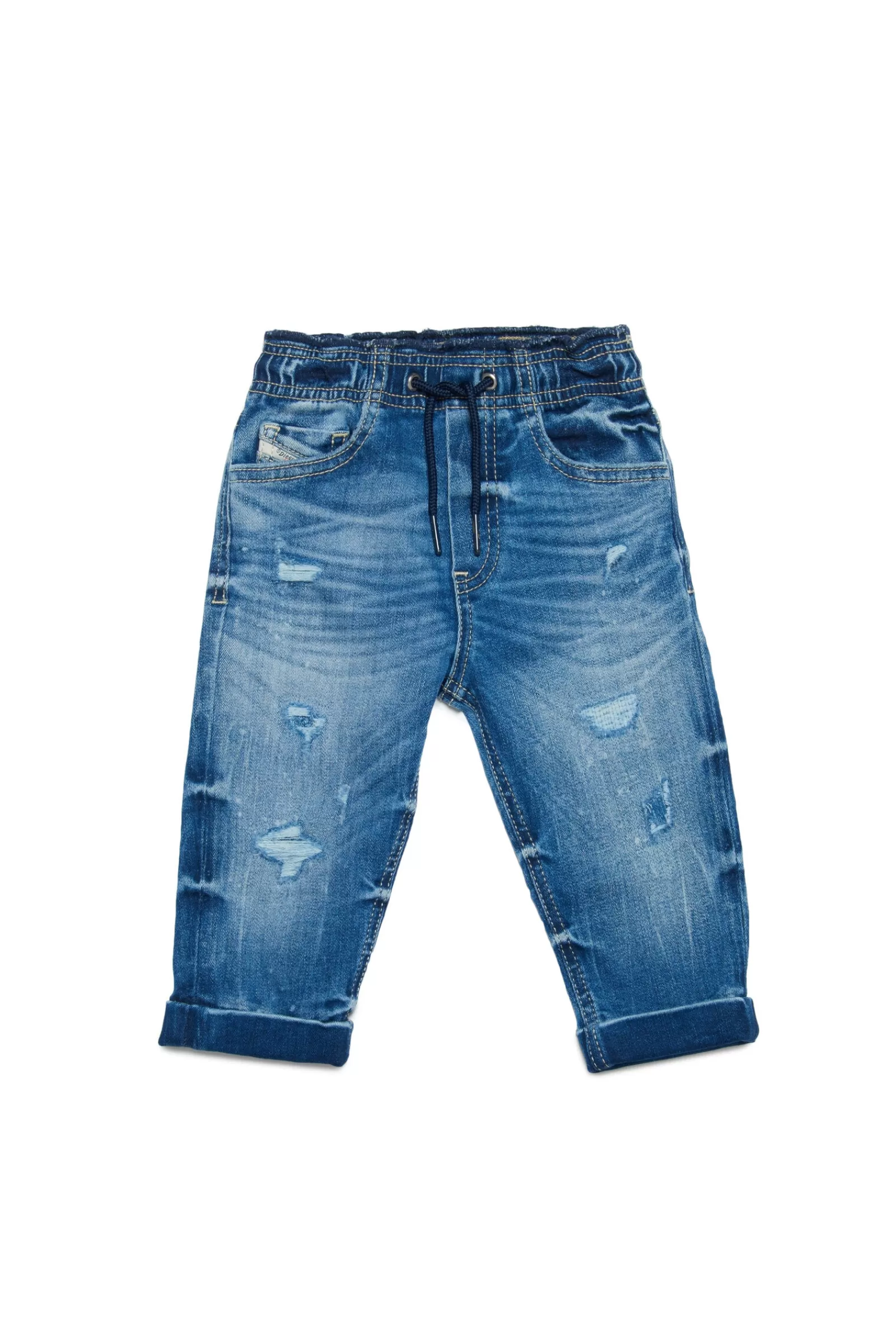 Jeans<DIESEL Jeans D-Marcie Boyfriend Con Rotture Blu Denim