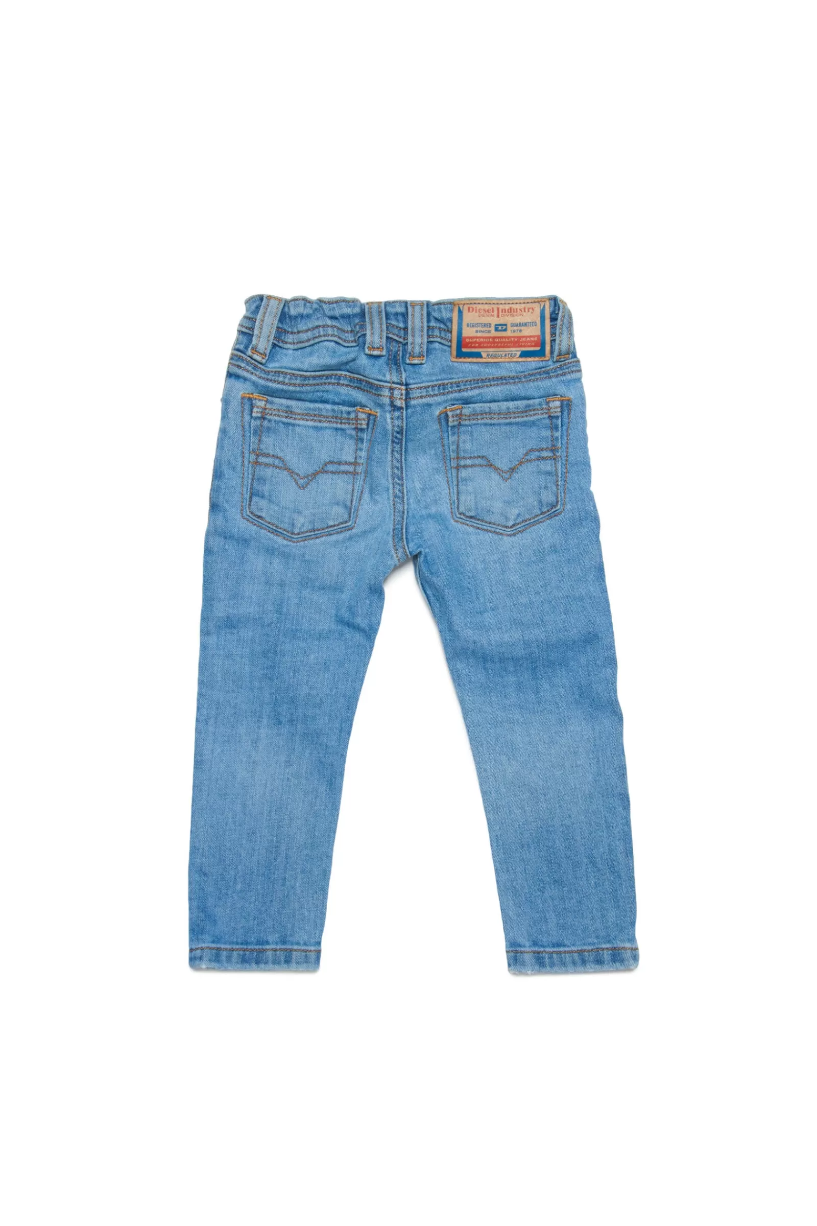 Jeans<DIESEL Jeans D-Slinkie Skinny In Denim Chiaro Blu Denim