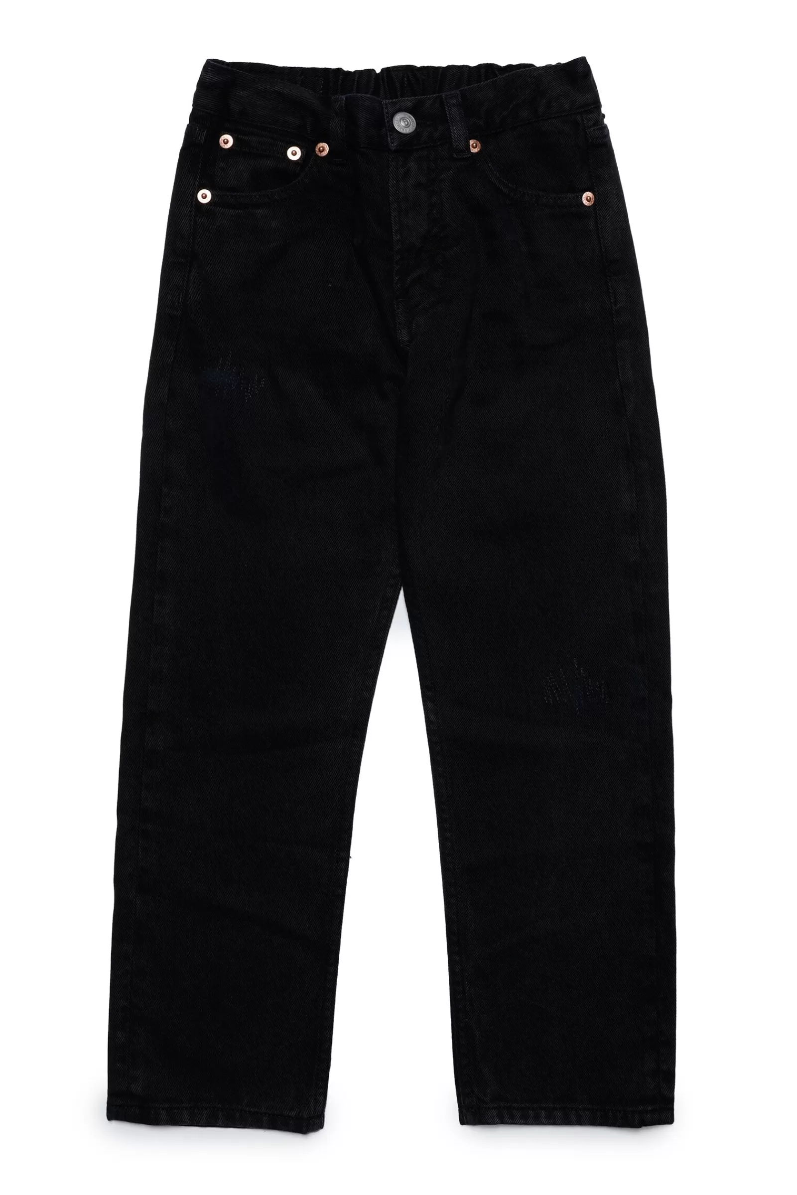 Jeans<MM6 MAISON MARGIELA Jeans Tapered Nero Con Rotture Nero Denim