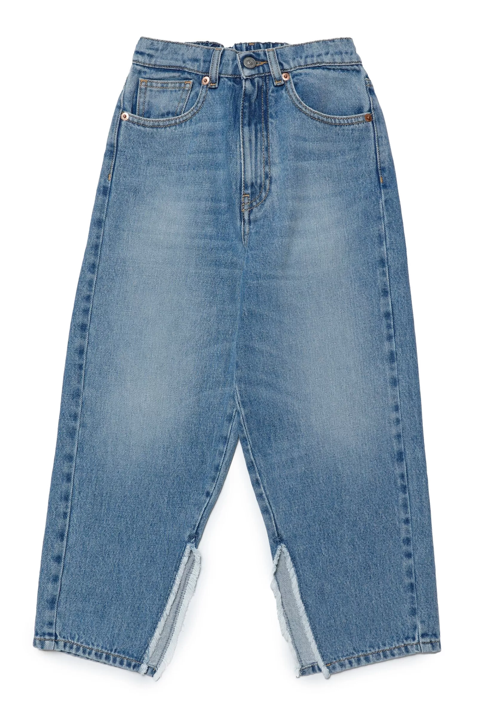 Jeans<MM6 MAISON MARGIELA Jeans Wide Fit Blu Medio Sfumato Blu Denim