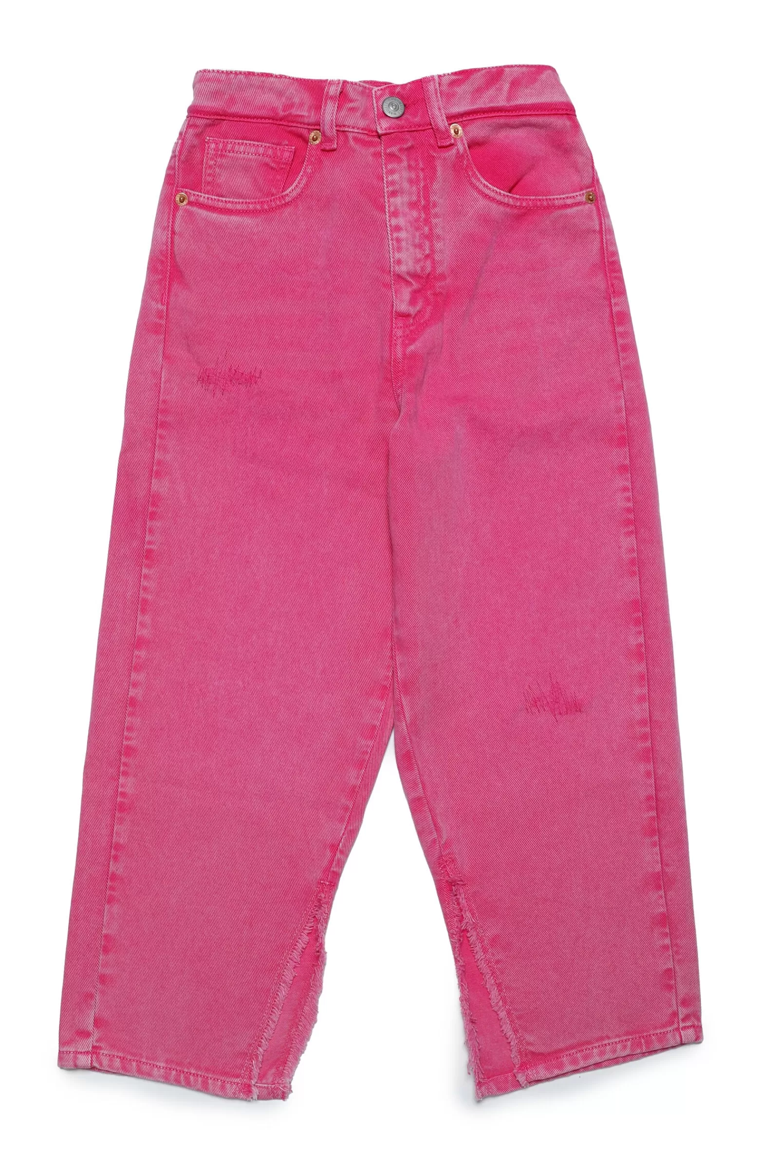 Jeans<MM6 MAISON MARGIELA Jeans Wide Fit Rosa Con Rotture Rosa Extra