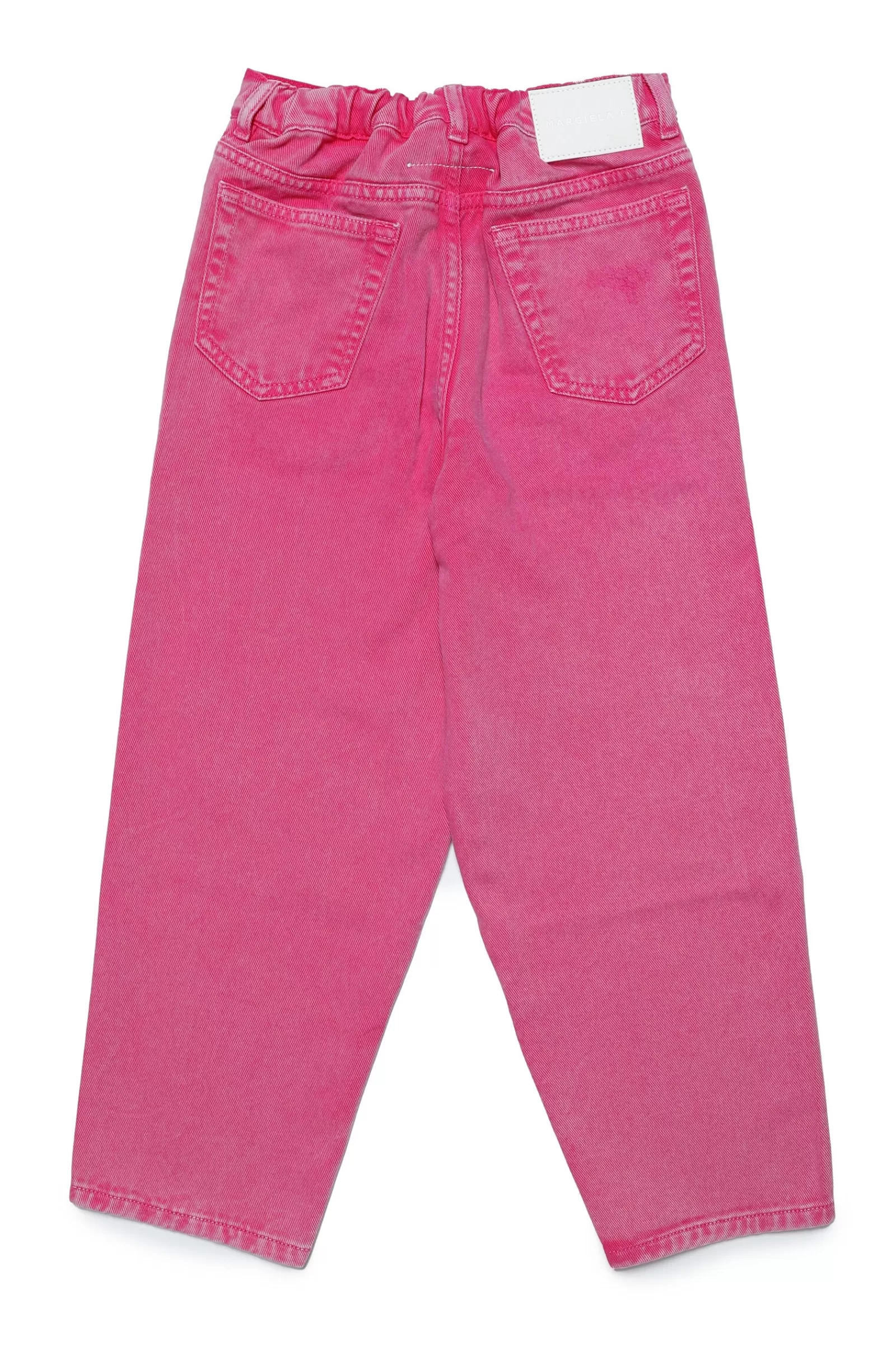 Jeans<MM6 MAISON MARGIELA Jeans Wide Fit Rosa Con Rotture Rosa Extra