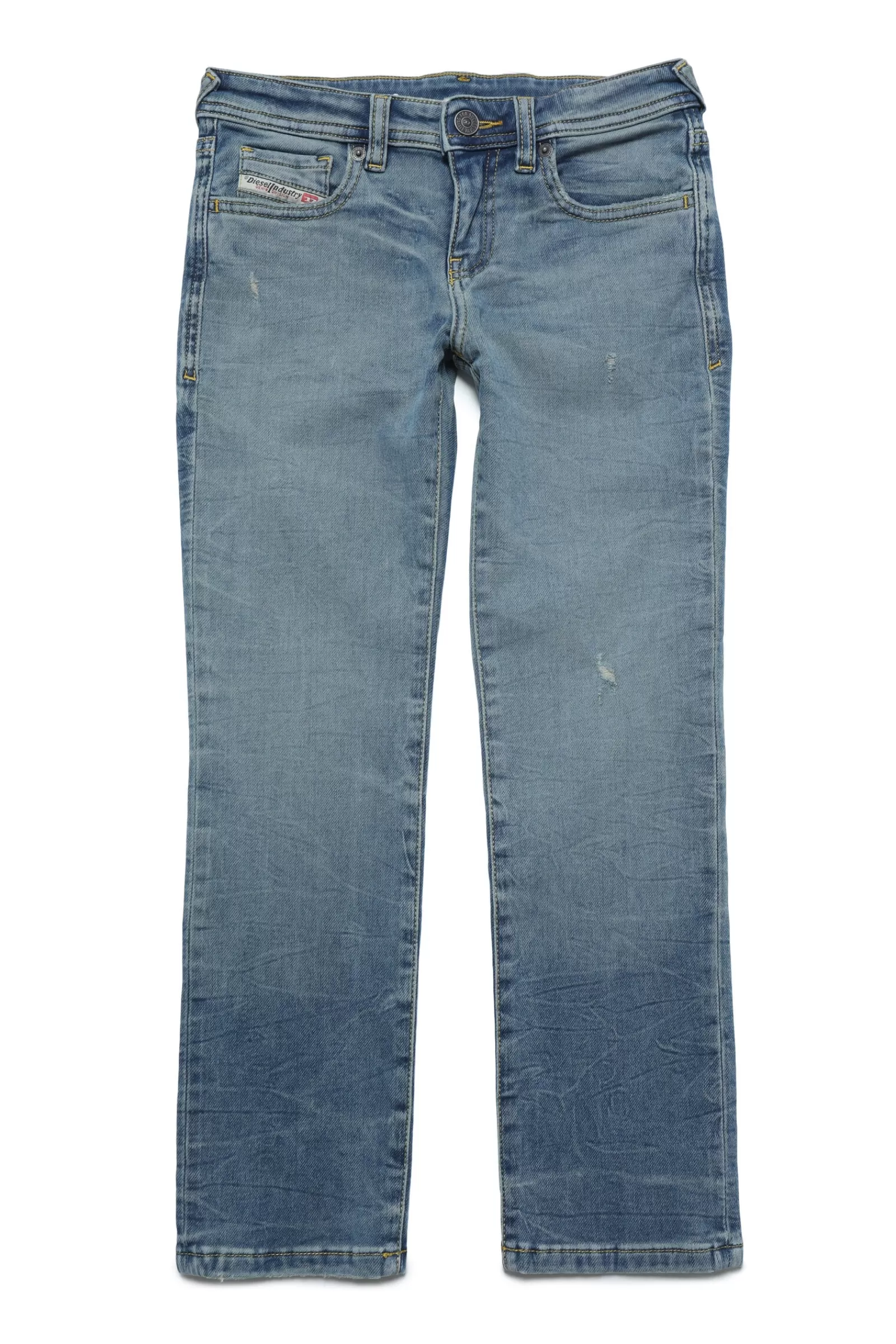 Jeans<DIESEL Joggjeans® 2002 Straight Blu Chiaro Con Abrasioni Blu Denim