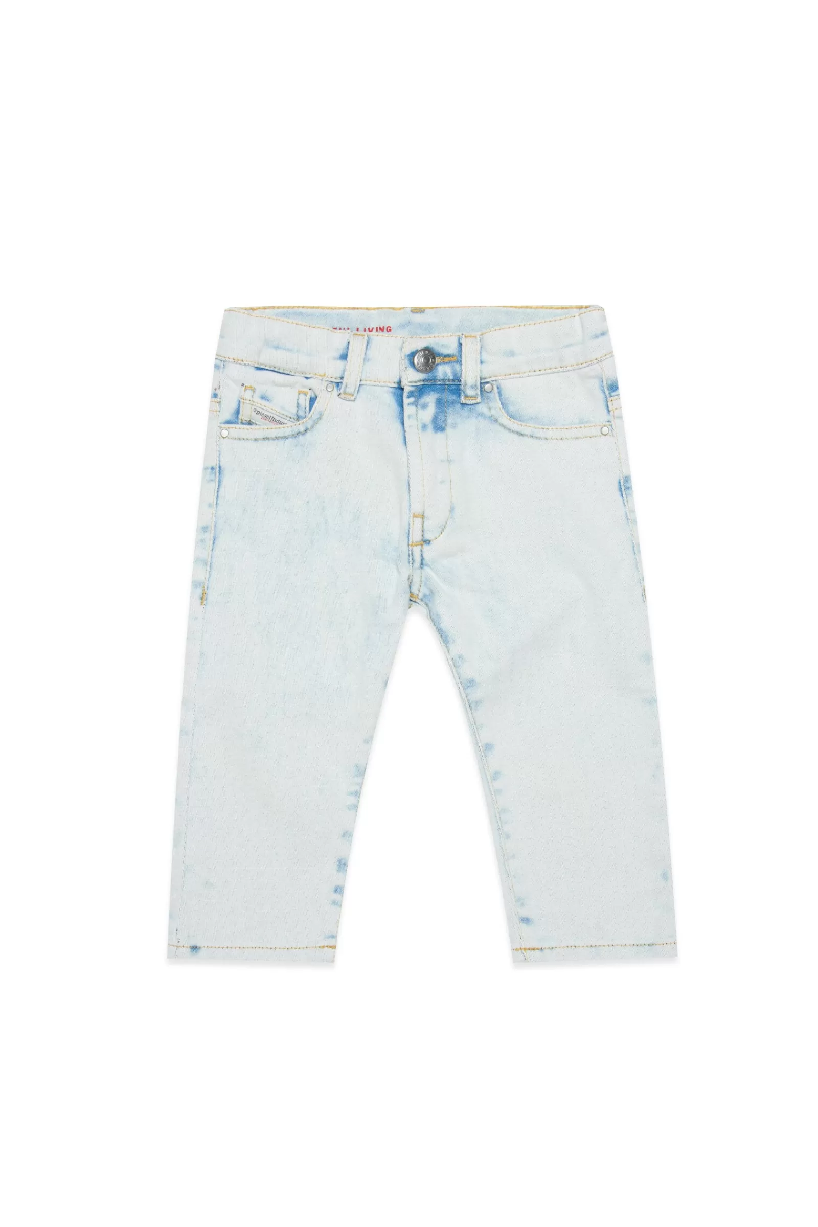 Jeans<DIESEL Joggjeans® D-Jools Straight Con Effetto Sbiadito Blu Denim