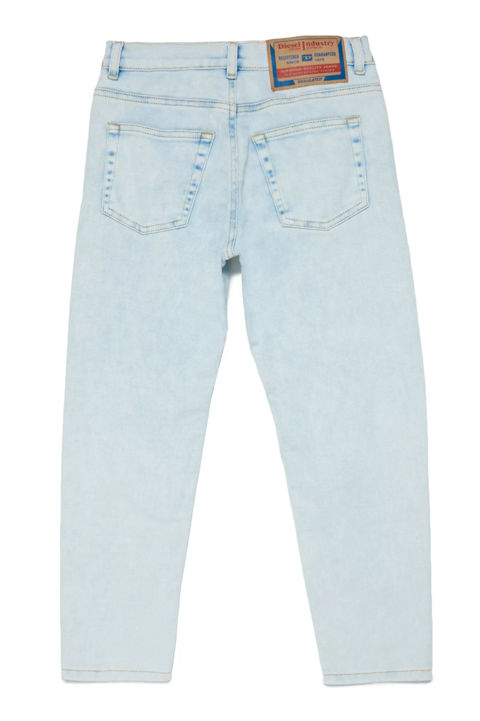 Jeans<DIESEL Joggjeans® D-Lucas Tapered Effetto Sbiadito Blu Denim