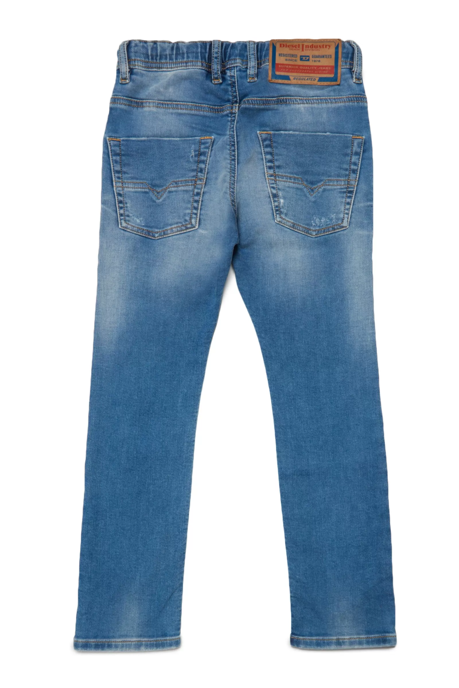 Jeans<DIESEL Joggjeans® Krooley Tapered Blu Con Strappi Blu Denim