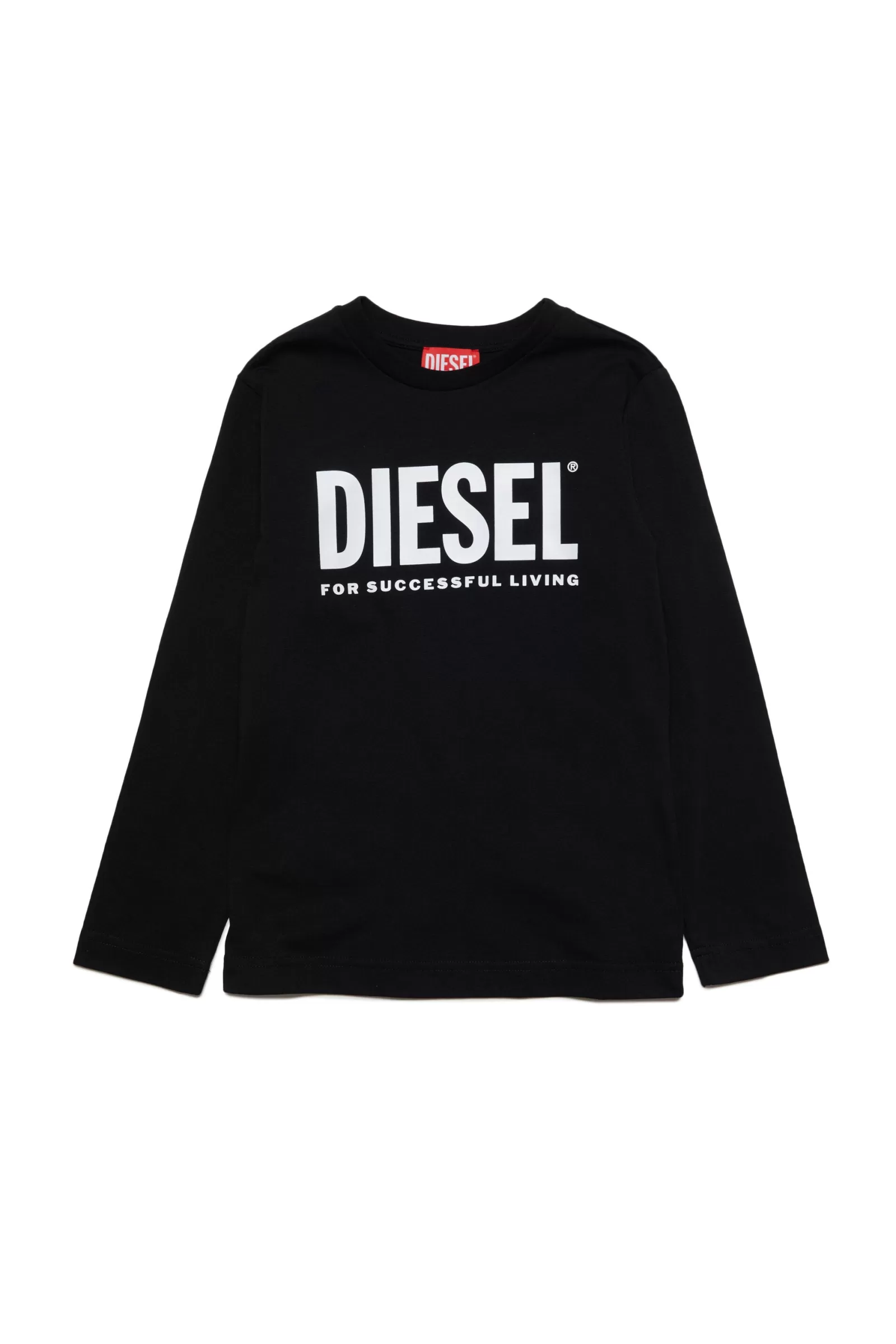 T-Shirt<DIESEL Maglietta In Jersey Con Logo Nero