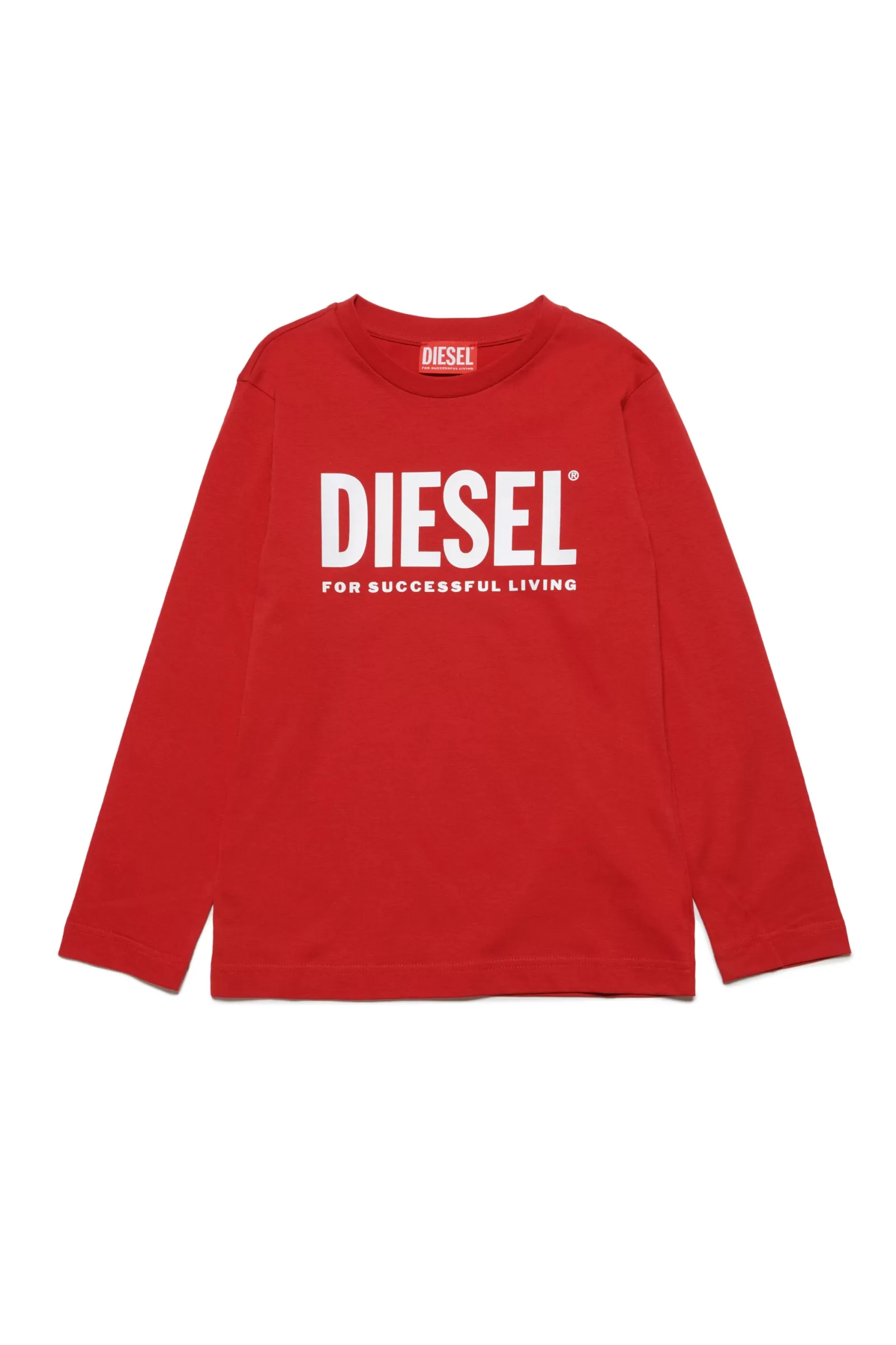 T-Shirt<DIESEL Maglietta In Jersey Con Logo Rosso