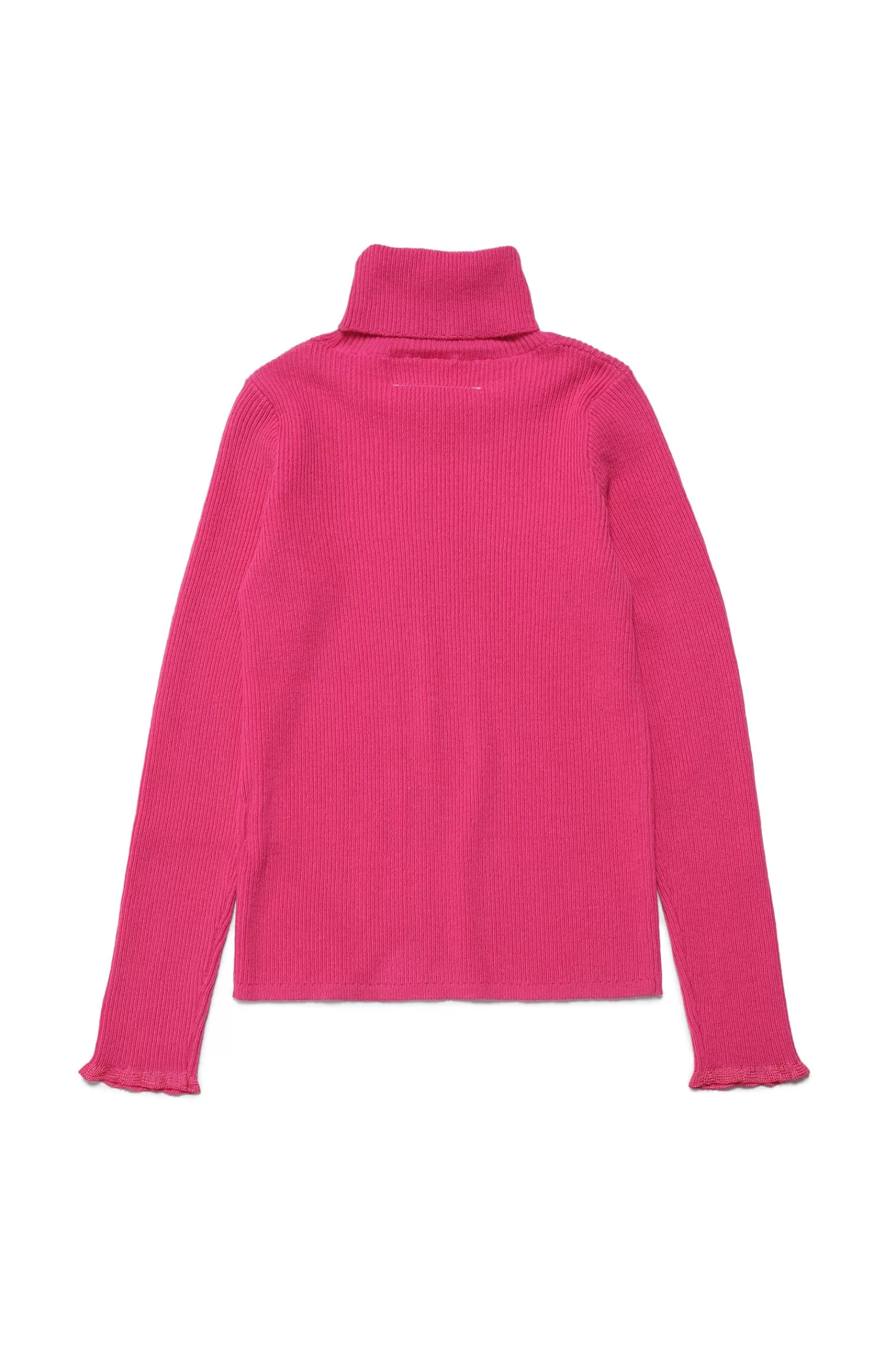 Maglieria<MM6 MAISON MARGIELA Maglione A Collo Alto In Misto Cashmere Rosa Extra