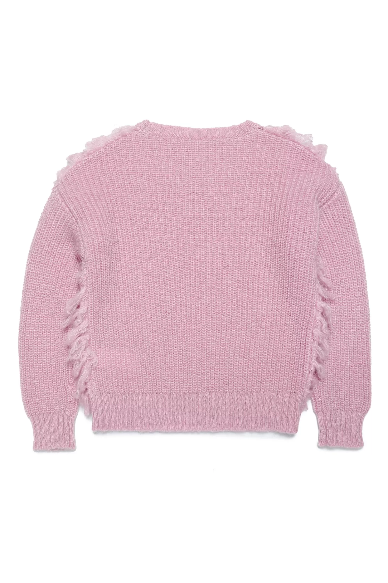 Maglieria<N°21 Maglione Girocollo In Misto Lana Mohair Effetto Pelliccia Rosa Caramella