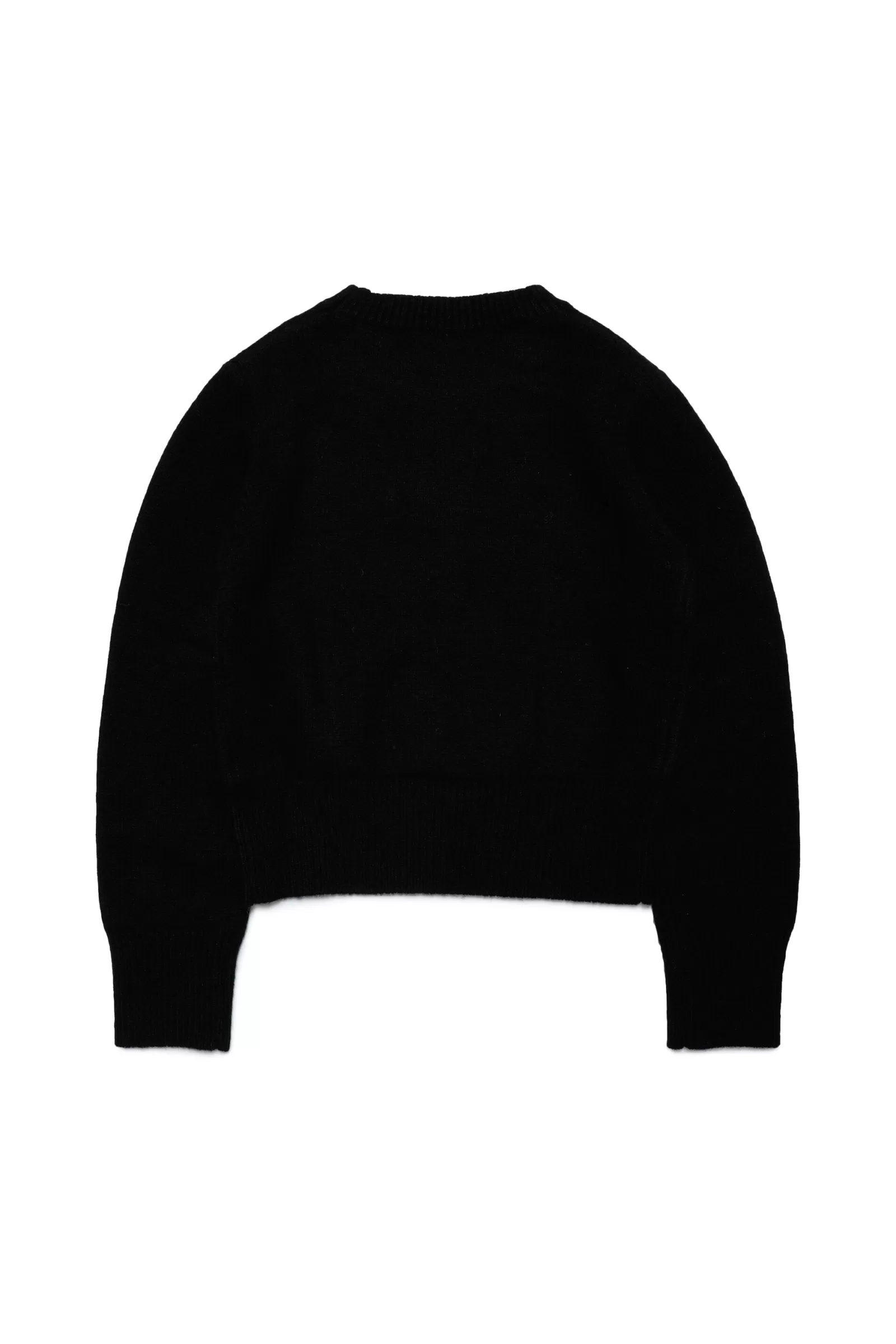 Maglieria<DIESEL Maglione In Misto Cashmere Con Logo Ricamato Nero