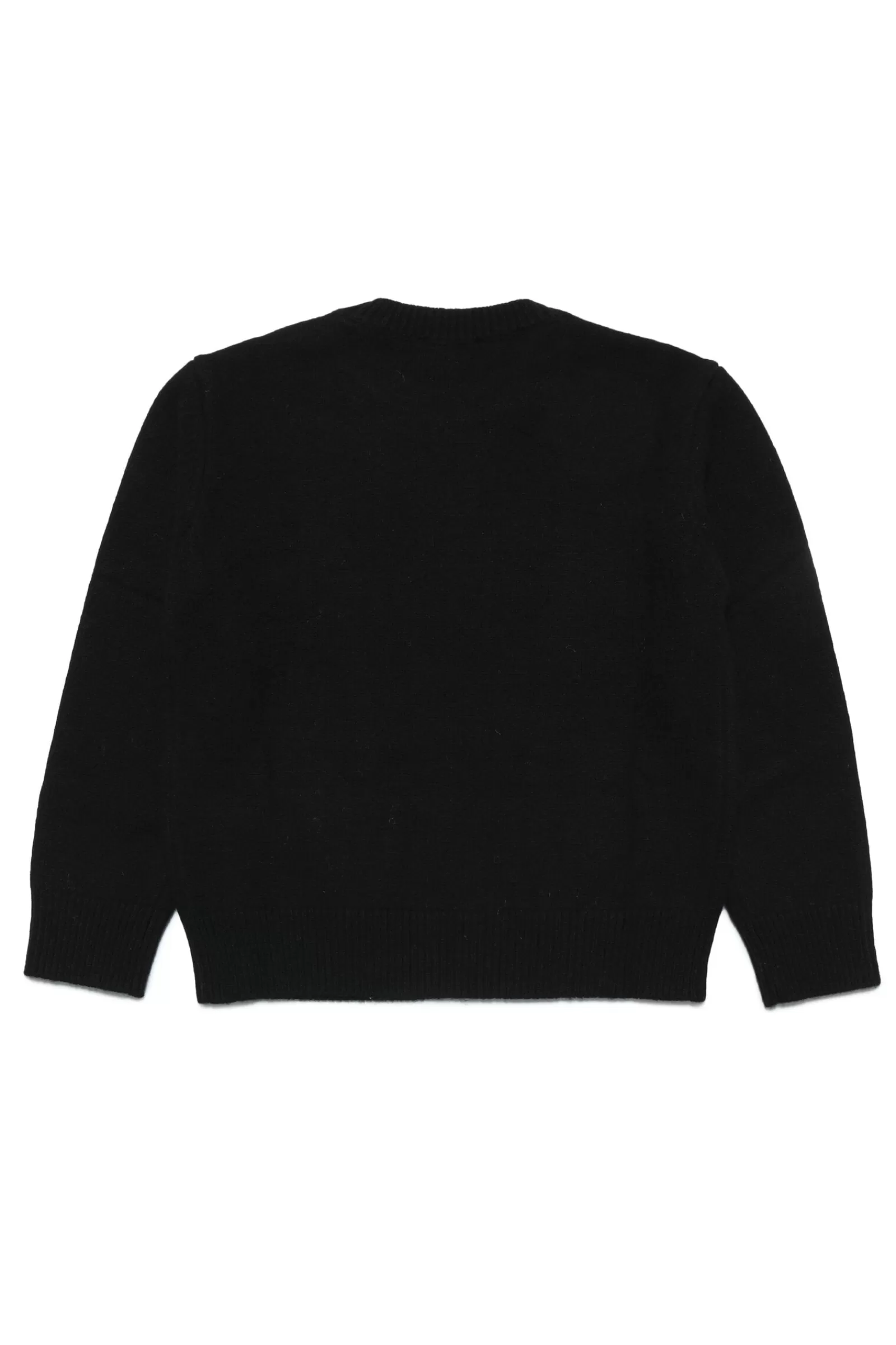 Maglieria<DIESEL Maglione In Misto Cashmere Con Logo Ricamato Nero