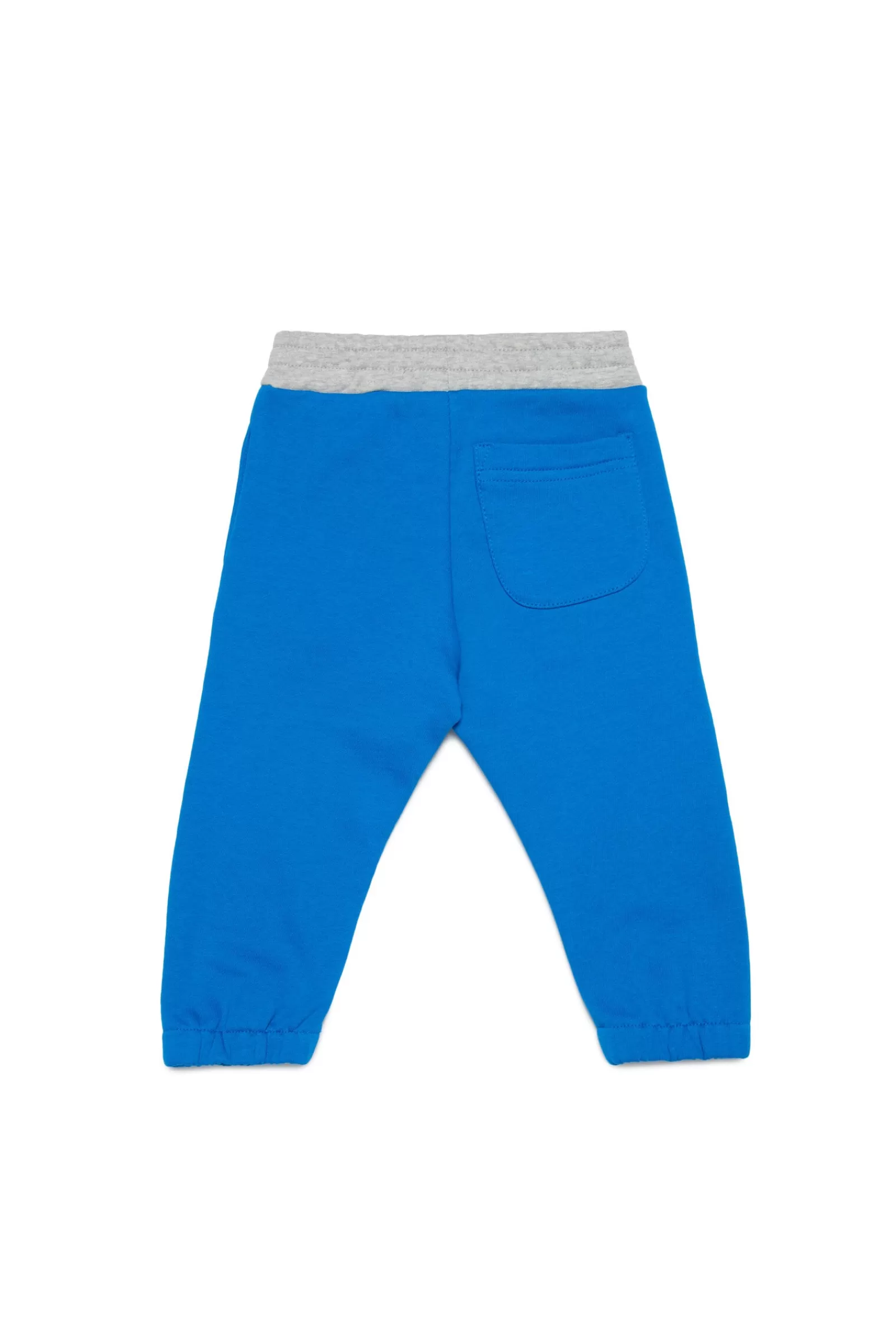 Pantaloni E Shorts<DIESEL Pantaloni Blu In Felpa Con Logo Successful Blu Principessa