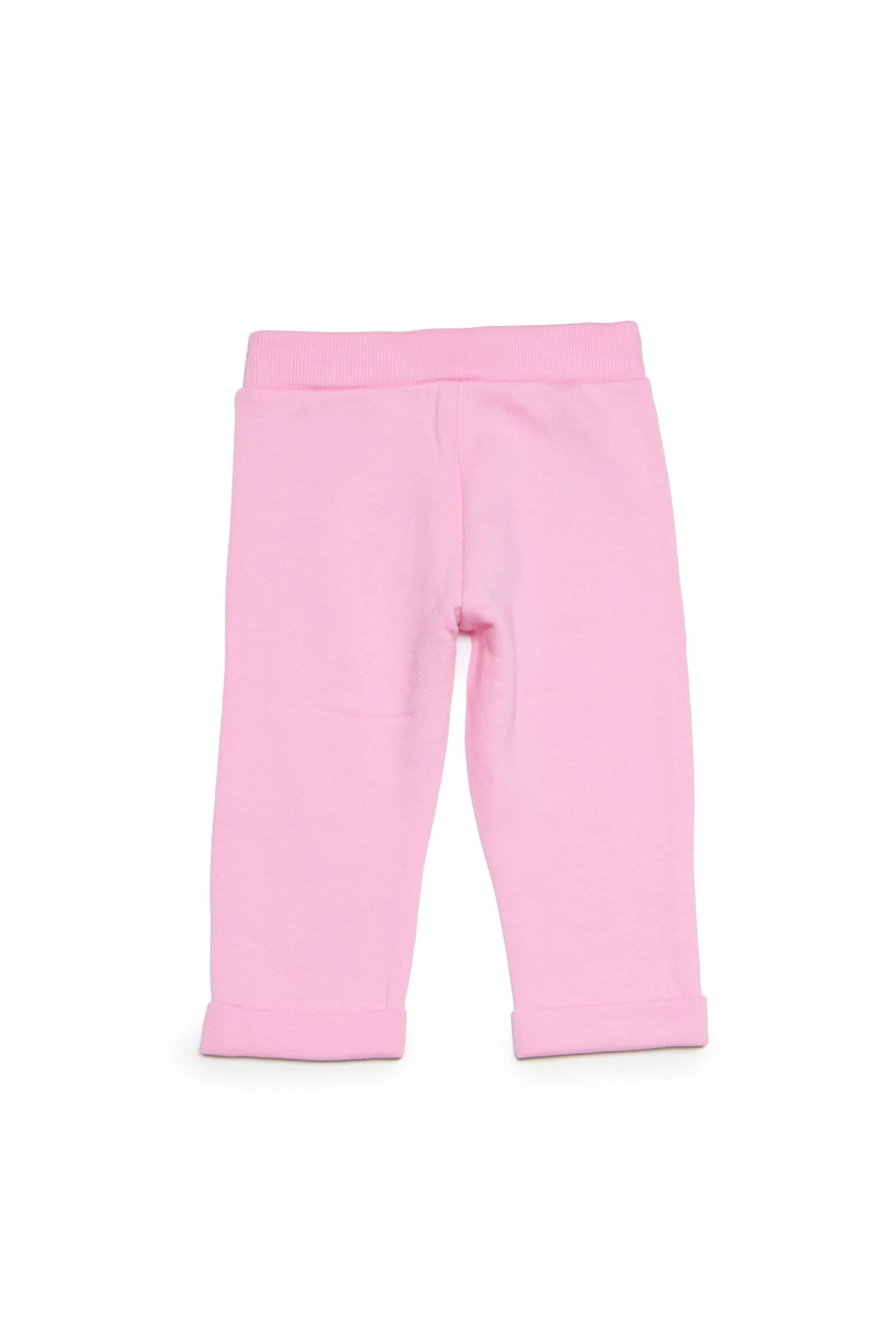 Pantaloni E Shorts<DIESEL Pantaloni In Felpa Con Logo D Rosa Pastello