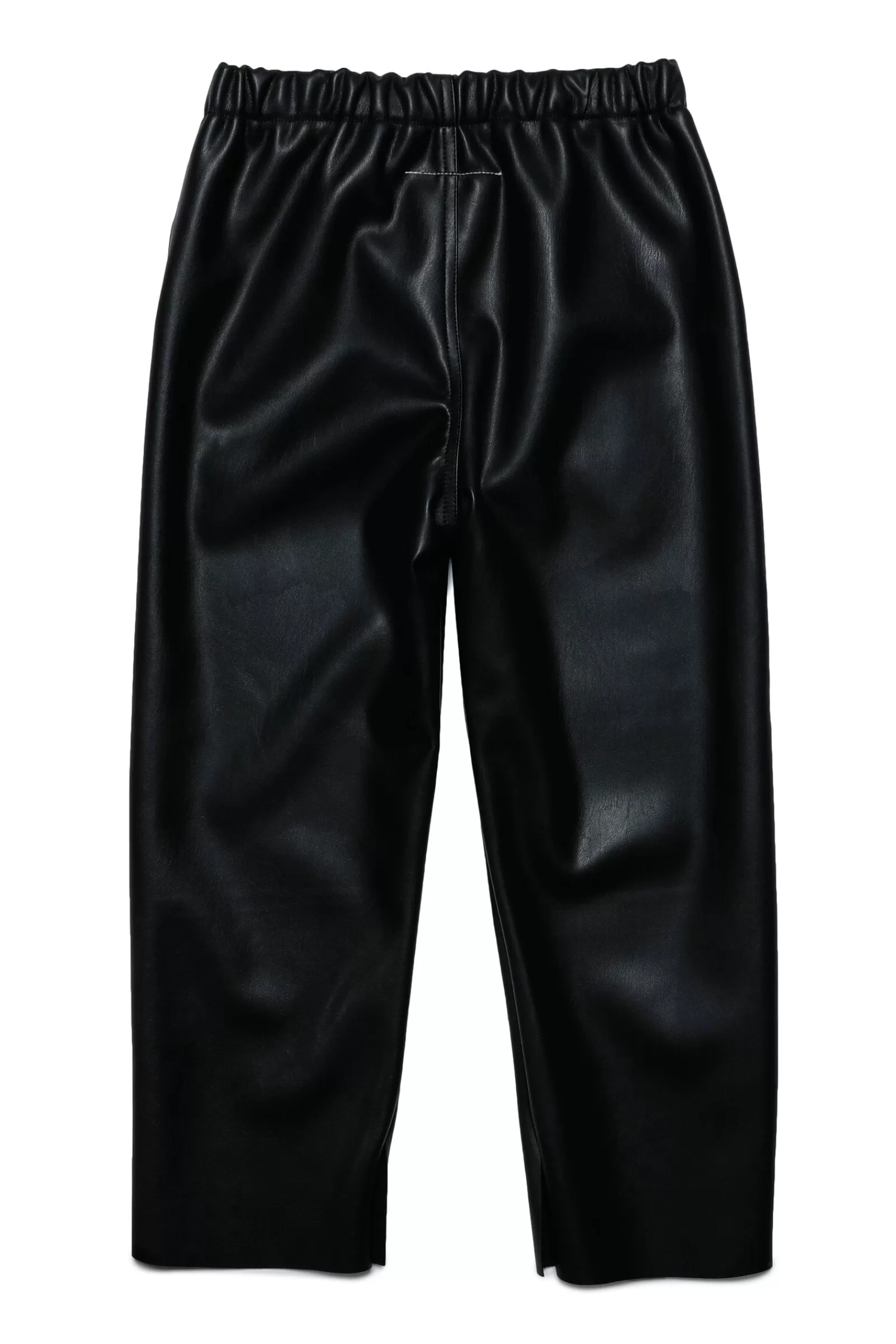 Pantaloni<MM6 MAISON MARGIELA Pantaloni In Similpelle Nero Denim