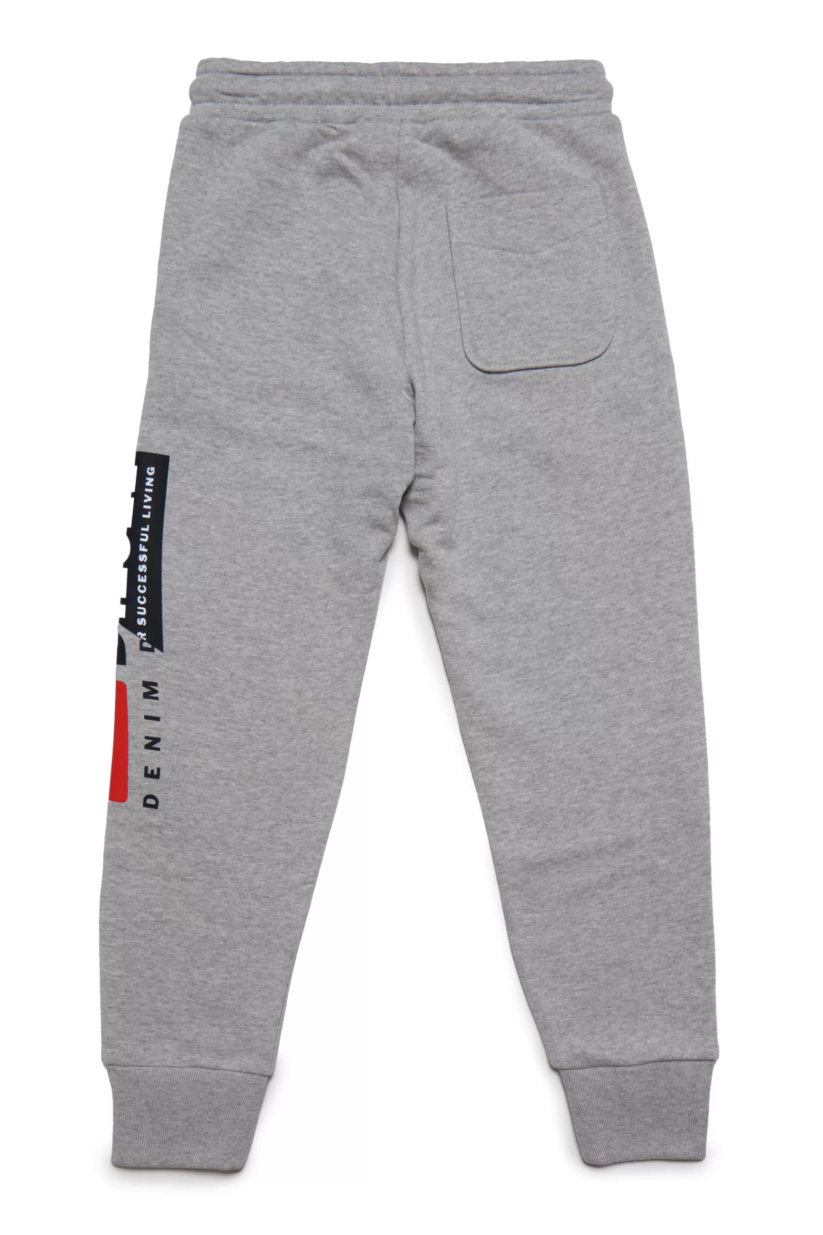 Pantaloni<DIESEL Pantaloni Jogger Grigi Con Logo Double Grigio Melange