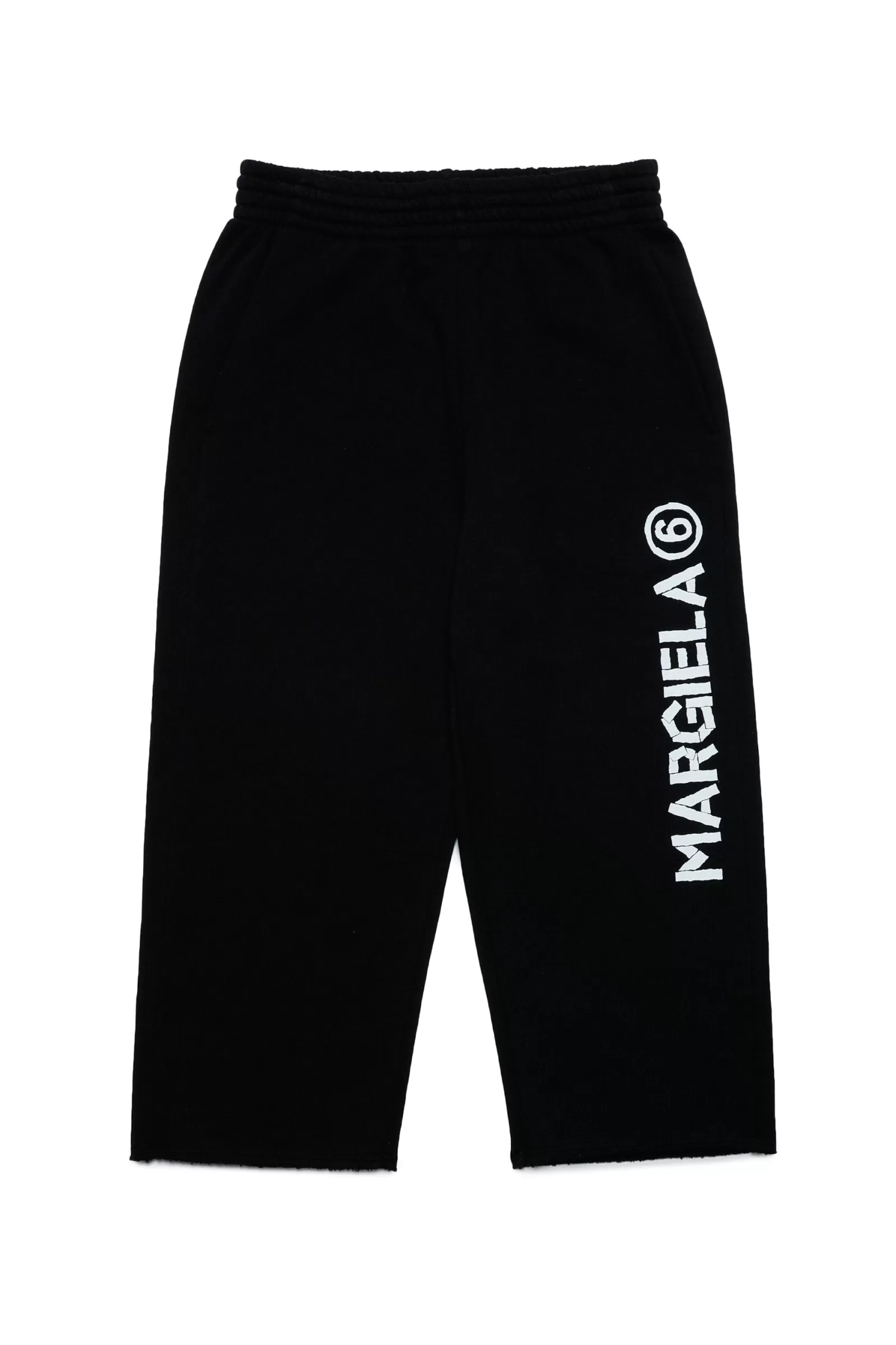 Pantaloni<MM6 MAISON MARGIELA Pantaloni Jogger In Felpa Con Logo Nero Denim