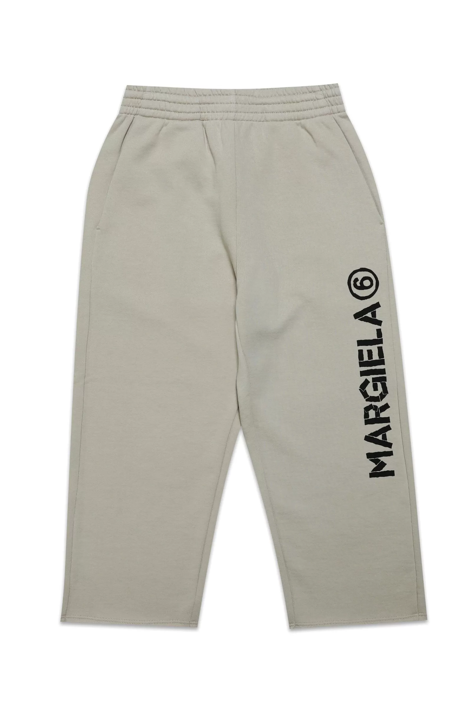 Pantaloni<MM6 MAISON MARGIELA Pantaloni Jogger In Felpa Con Logo Cammello Chiaro