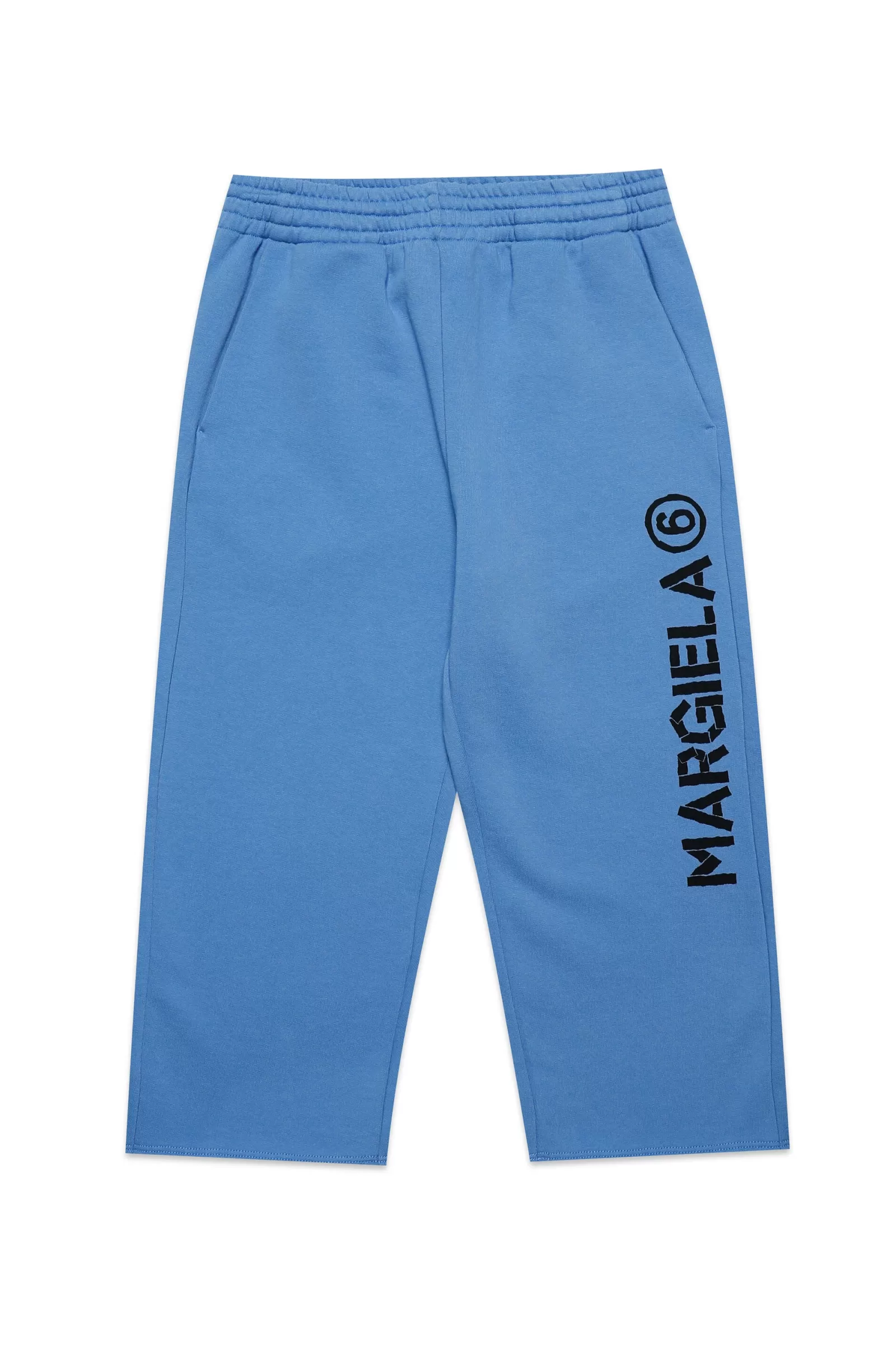 Pantaloni<MM6 MAISON MARGIELA Pantaloni Jogger In Felpa Con Logo Blu Seventies