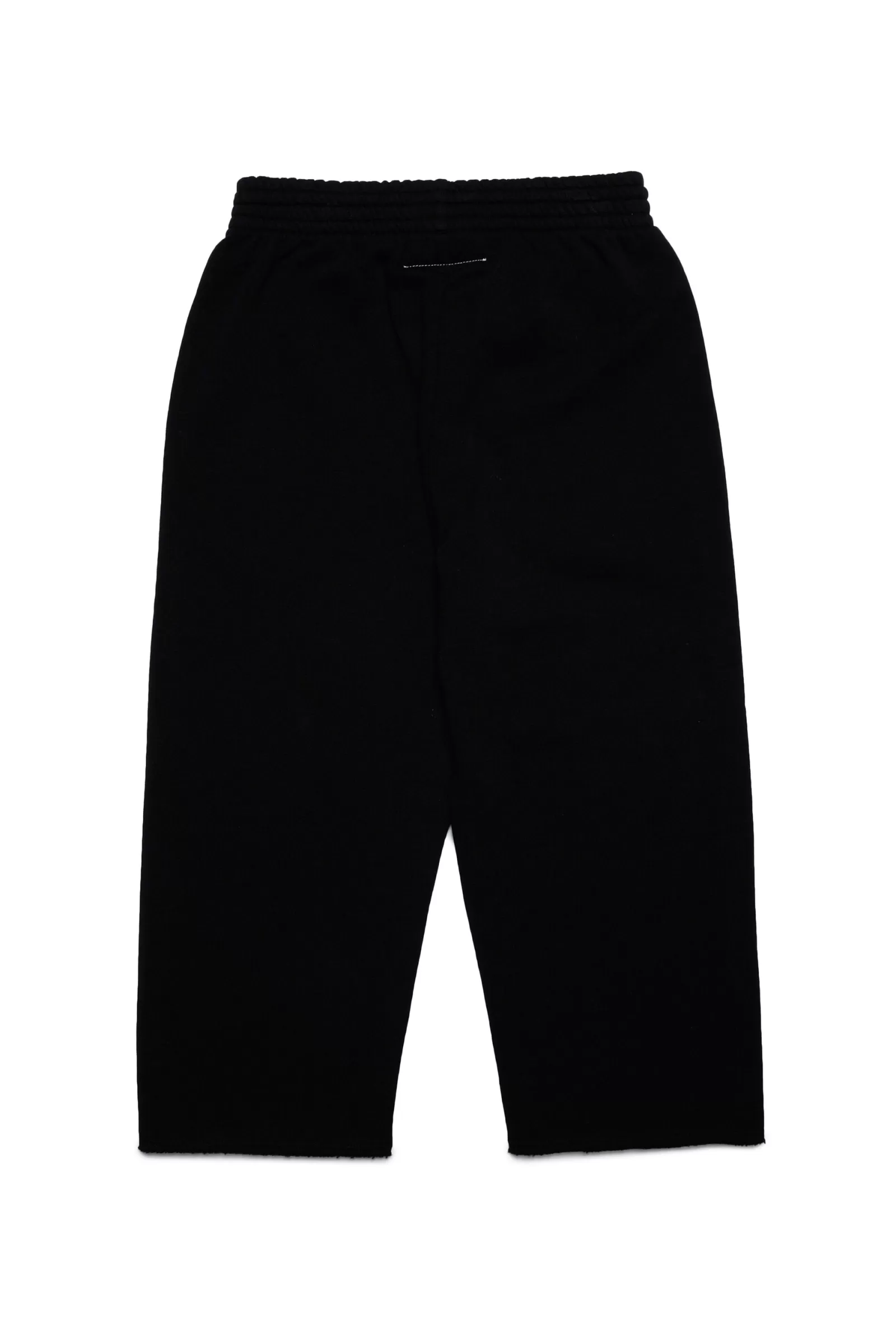 Pantaloni<MM6 MAISON MARGIELA Pantaloni Jogger In Felpa Con Logo Nero Denim