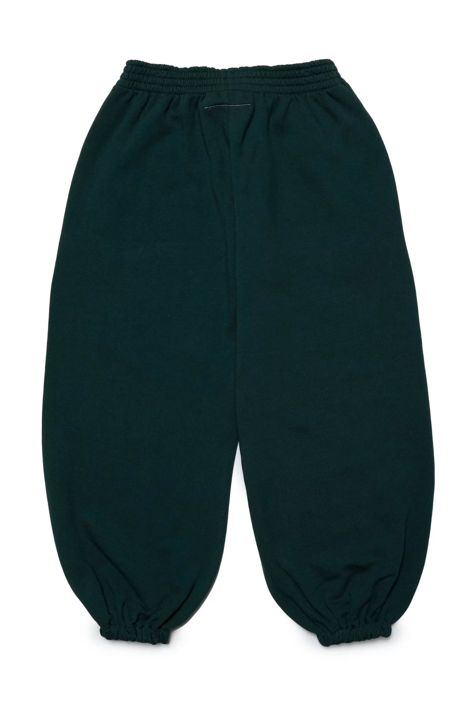 Pantaloni<MM6 MAISON MARGIELA Pantaloni Jogger In Felpa Con Logo Verde Foresta