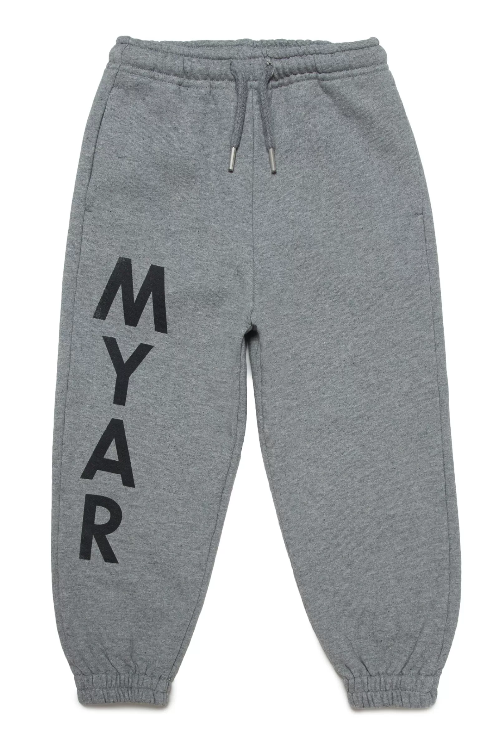 Pantaloni<MYAR Pantaloni Jogger In Felpa Deadstock Grigia Con Logo Verticale Grigio Scuro Melange