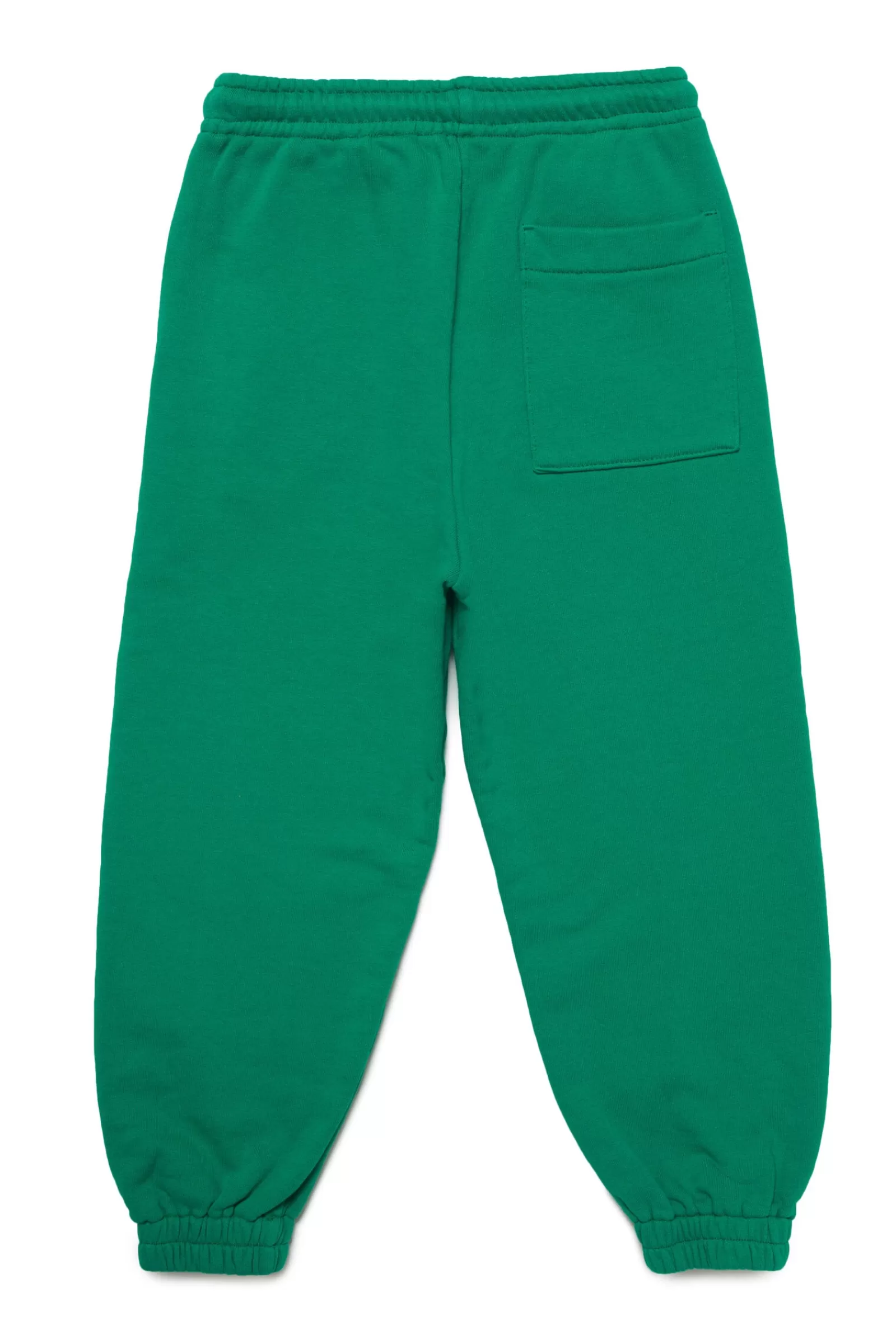 Pantaloni<MYAR Pantaloni Jogger In Felpa Deadstock Verde Con Logo Verticale Verde Smeraldo