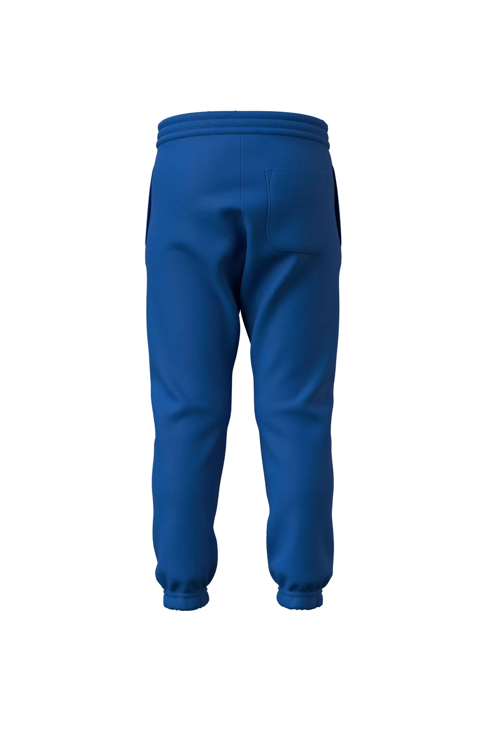 Pantaloni<DIESEL Pantaloni Joggers Blu In Felpa Con Logo Ricamato Blu Principessa