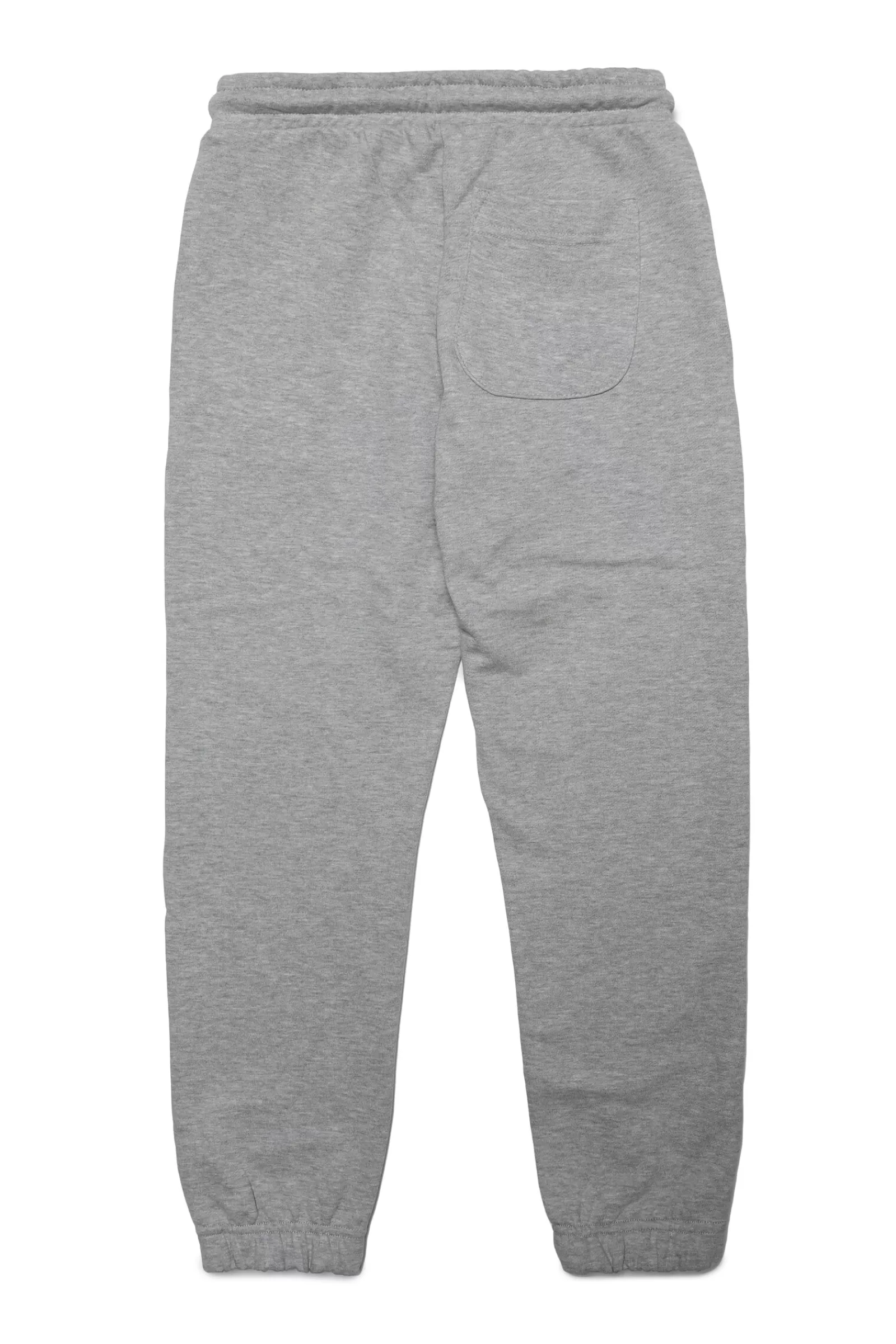 Pantaloni<DIESEL Pantaloni Joggers Grigi In Felpa Con Logo Ricamato Nuovo Grigio Melange