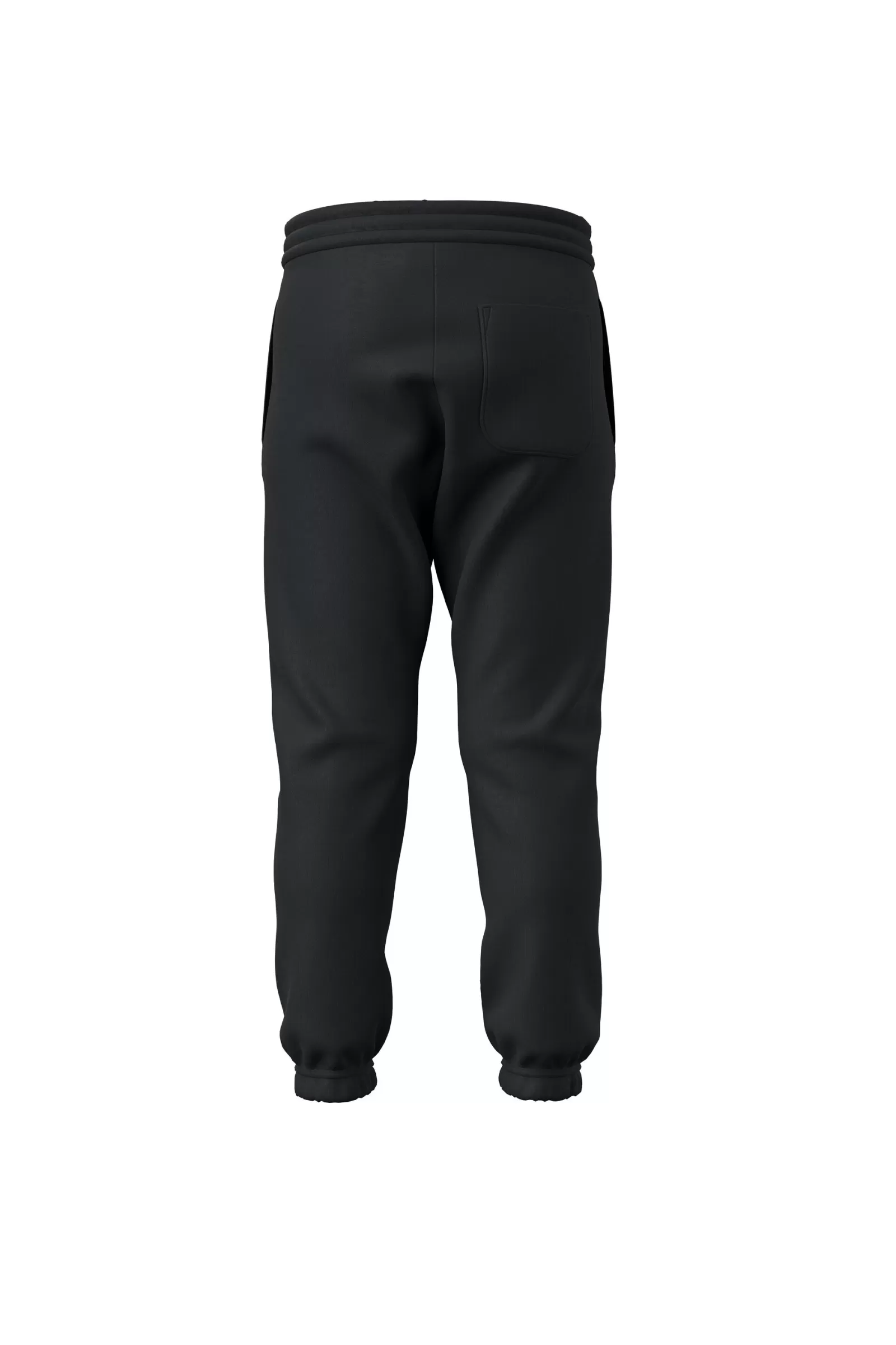 Pantaloni<DIESEL Pantaloni Joggers Neri In Felpa Con Logo Ricamato Nero