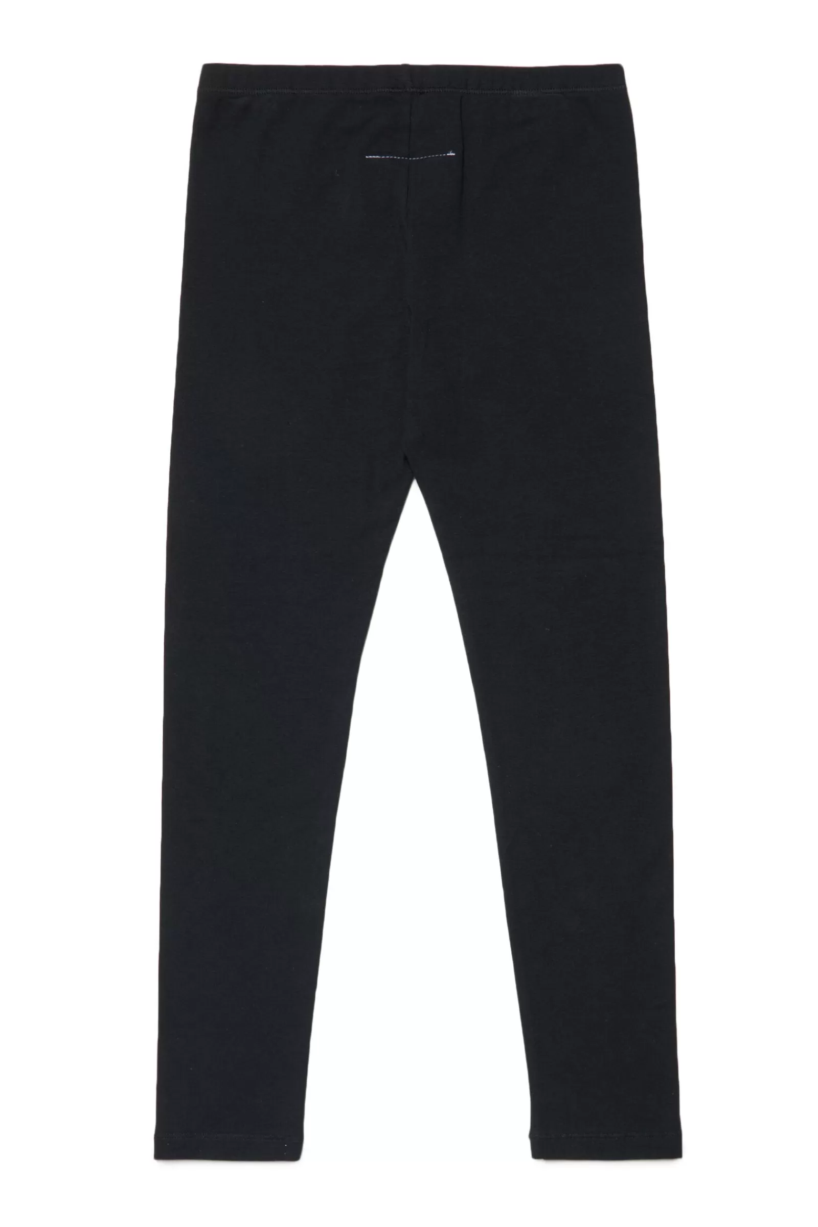 Pantaloni<MM6 MAISON MARGIELA Pantaloni Leggings Neri In Jersey Con Logo Mm6 Nero