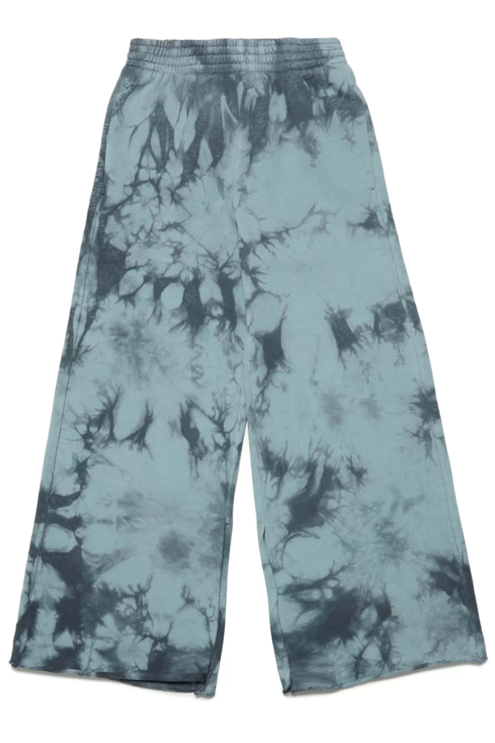 Pantaloni<MM6 MAISON MARGIELA Pantaloni Neri Effetto Tie-Dye In Cotone Nero