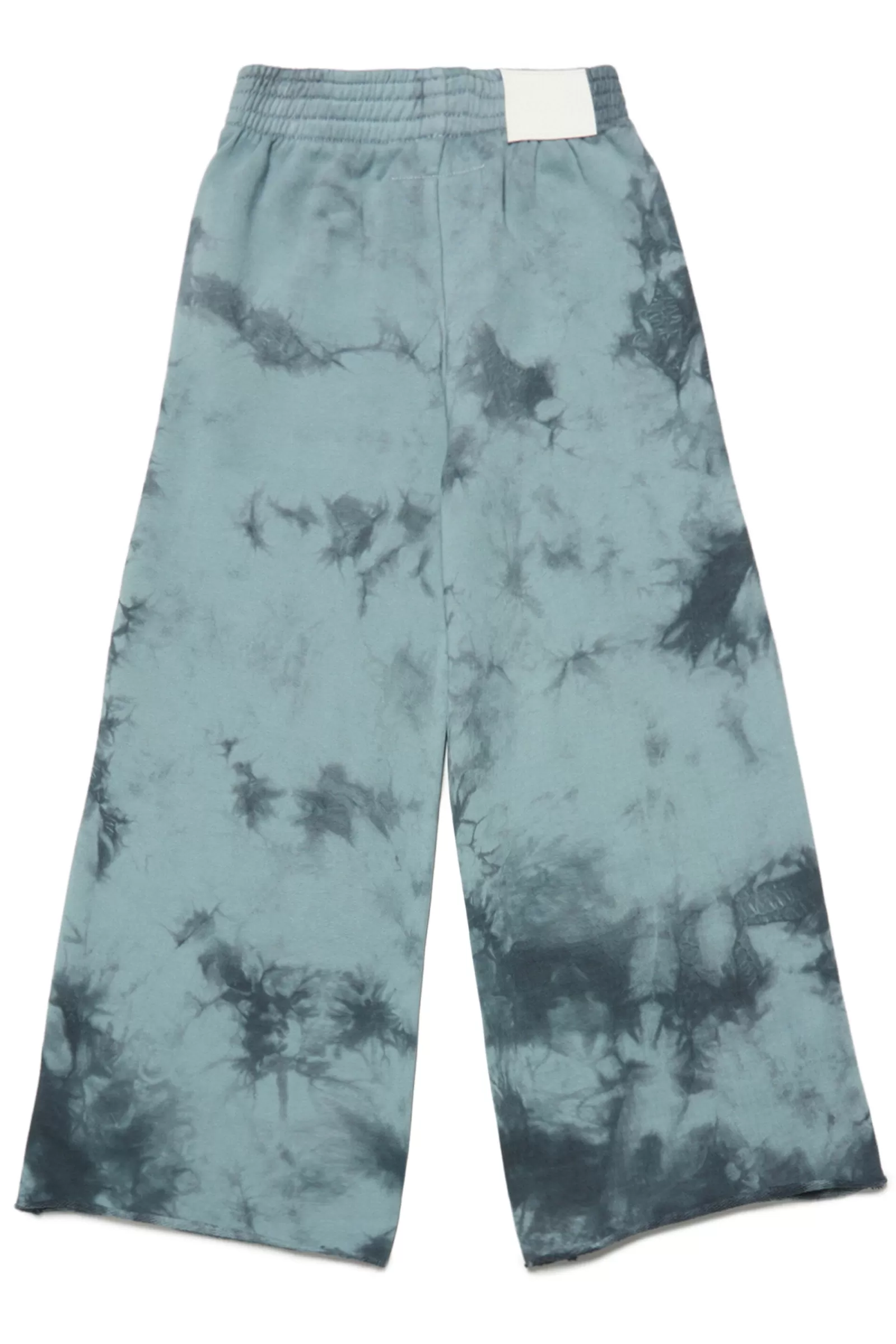 Pantaloni<MM6 MAISON MARGIELA Pantaloni Neri Effetto Tie-Dye In Cotone Nero