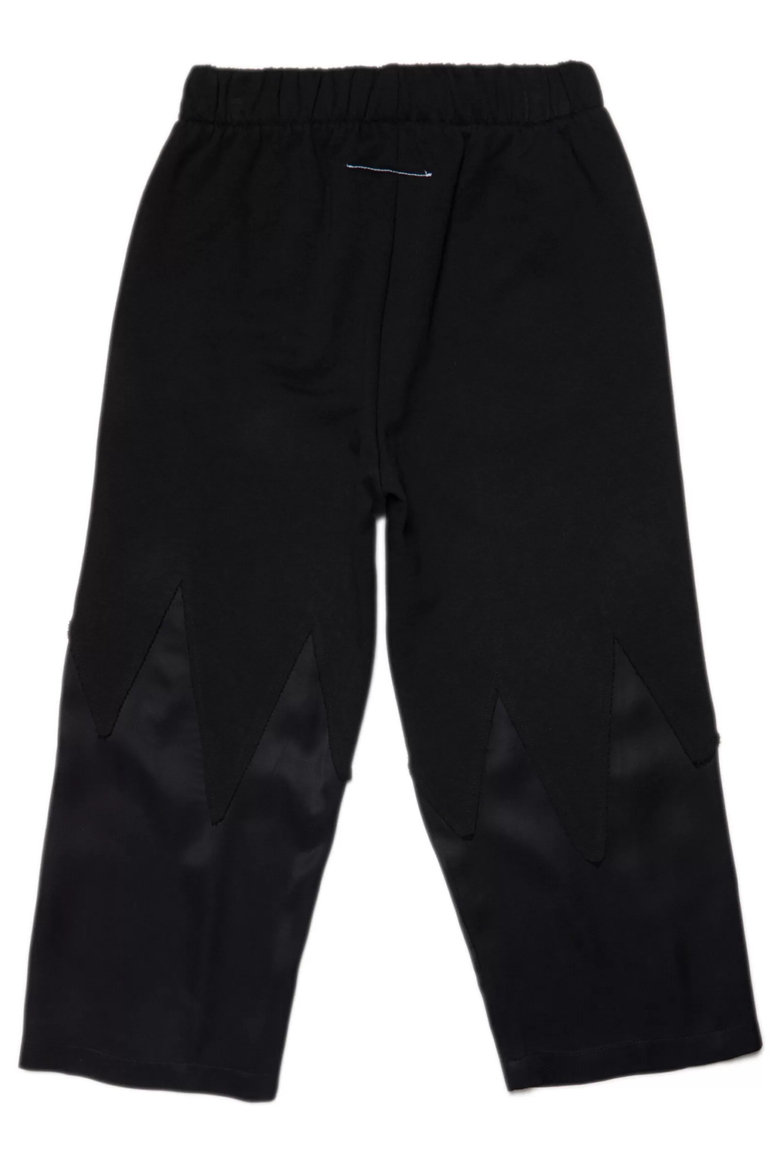 Pantaloni<MM6 MAISON MARGIELA Pantaloni Neri In Felpa Con Raso Sul Fondo Nero