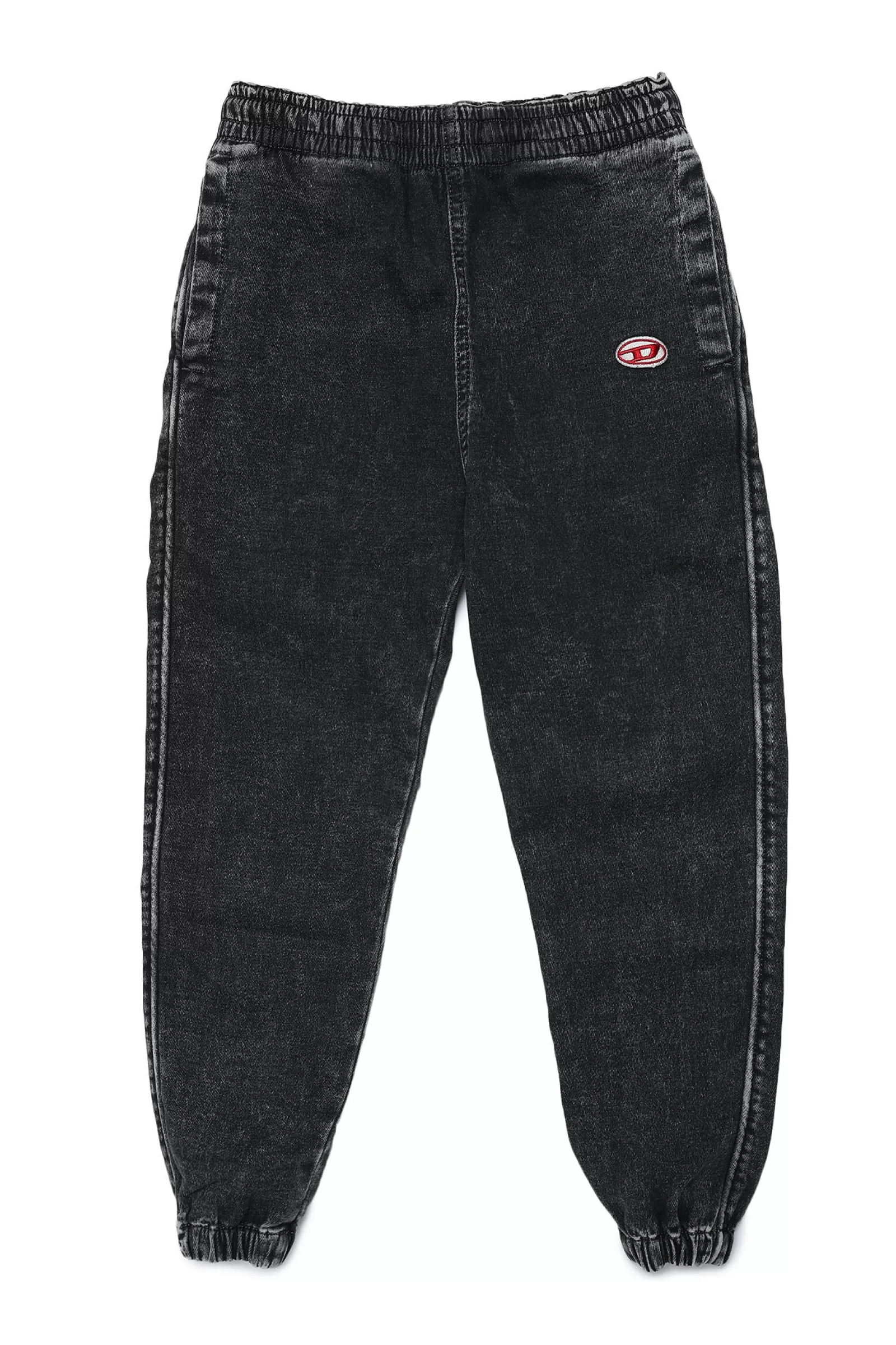 Pantaloni E Shorts<DIESEL Pantaloni Plab Joggjeans® Neri Denim Nero