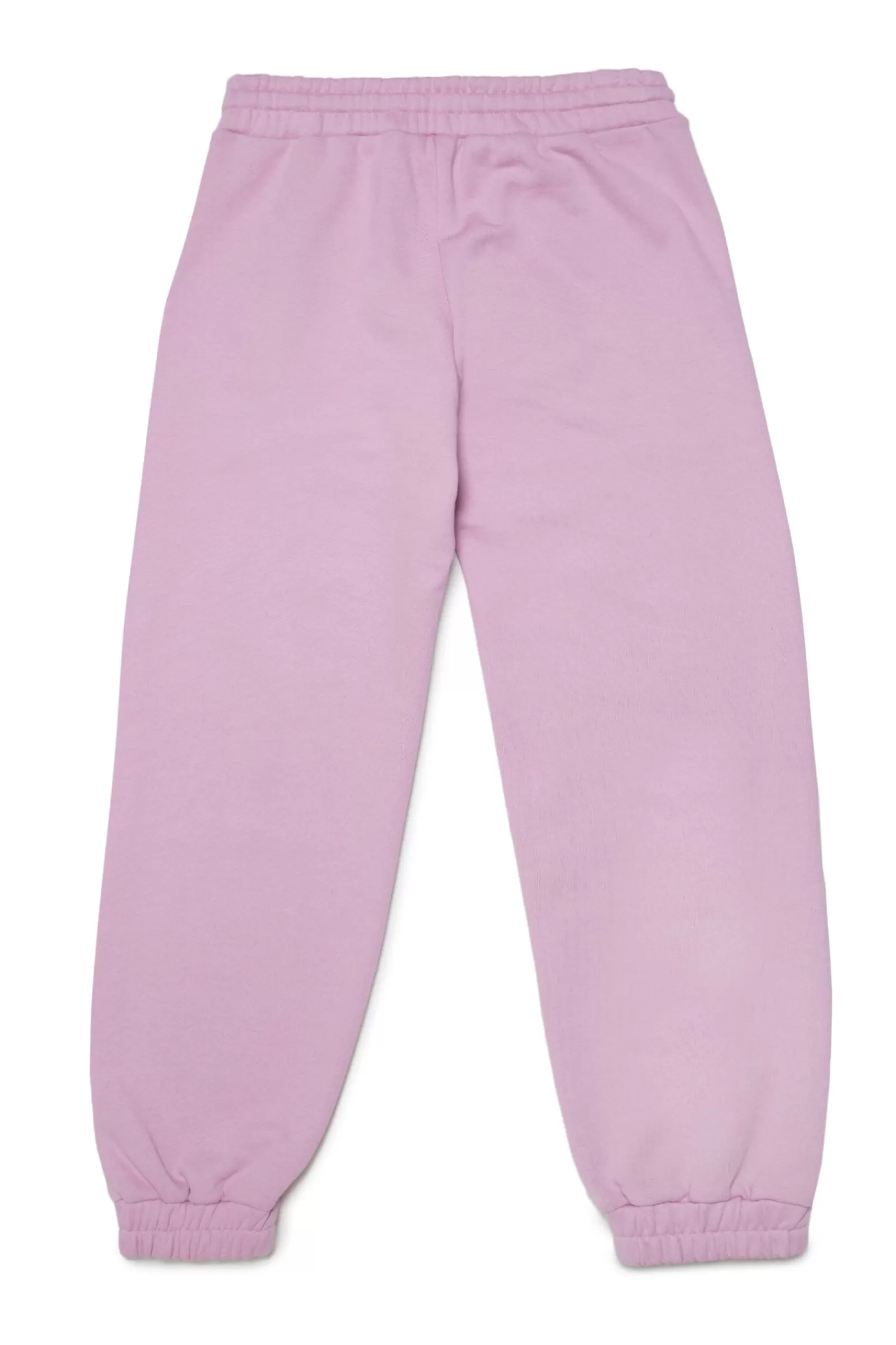 Pantaloni<N°21 Pantaloni Rosa In Felpa Con Logo Lilla Antico