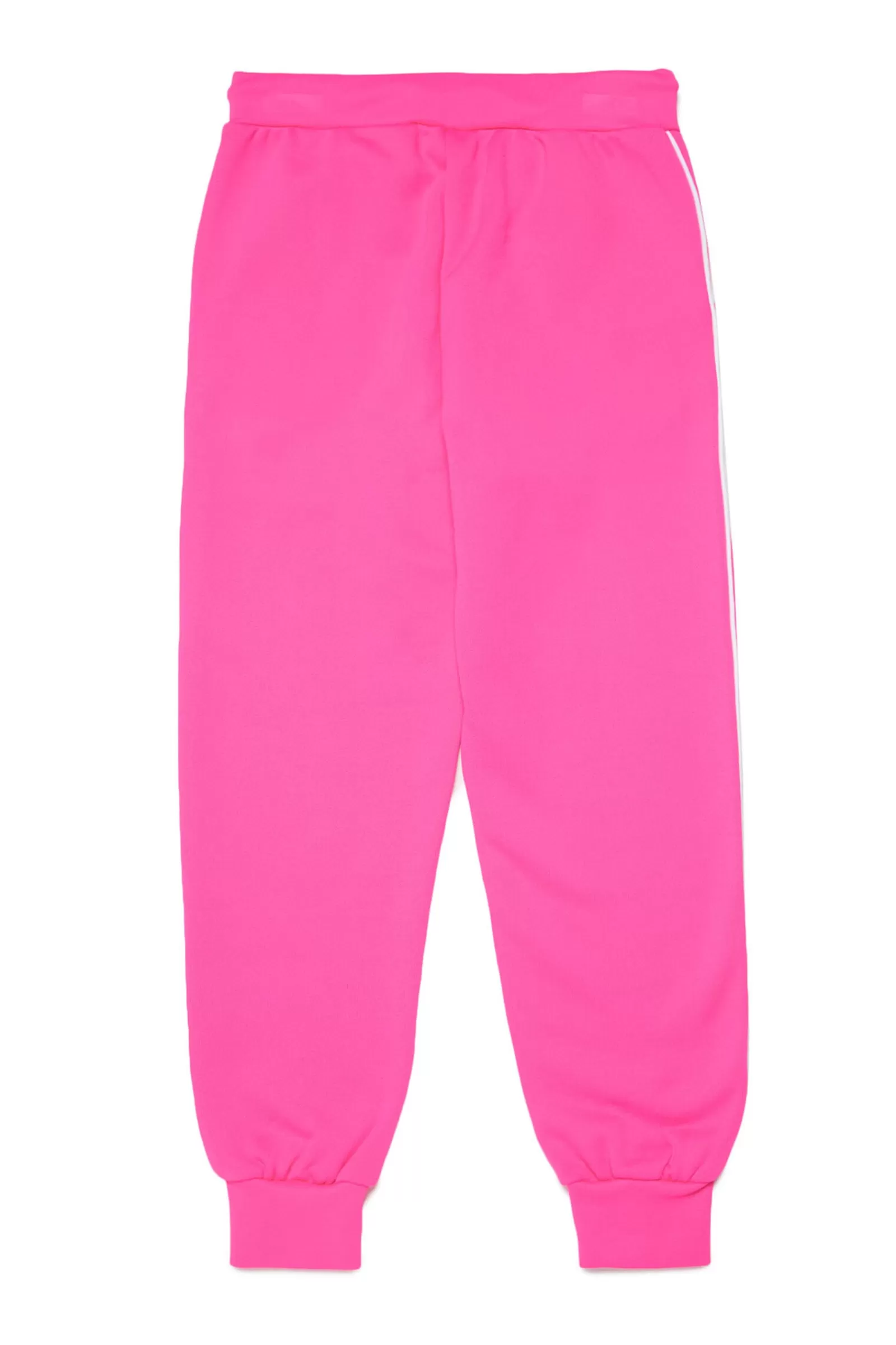 Pantaloni<MARNI Pantaloni Rosa In Tessuto Tecnico Con Logo Brush Rosa Fluo