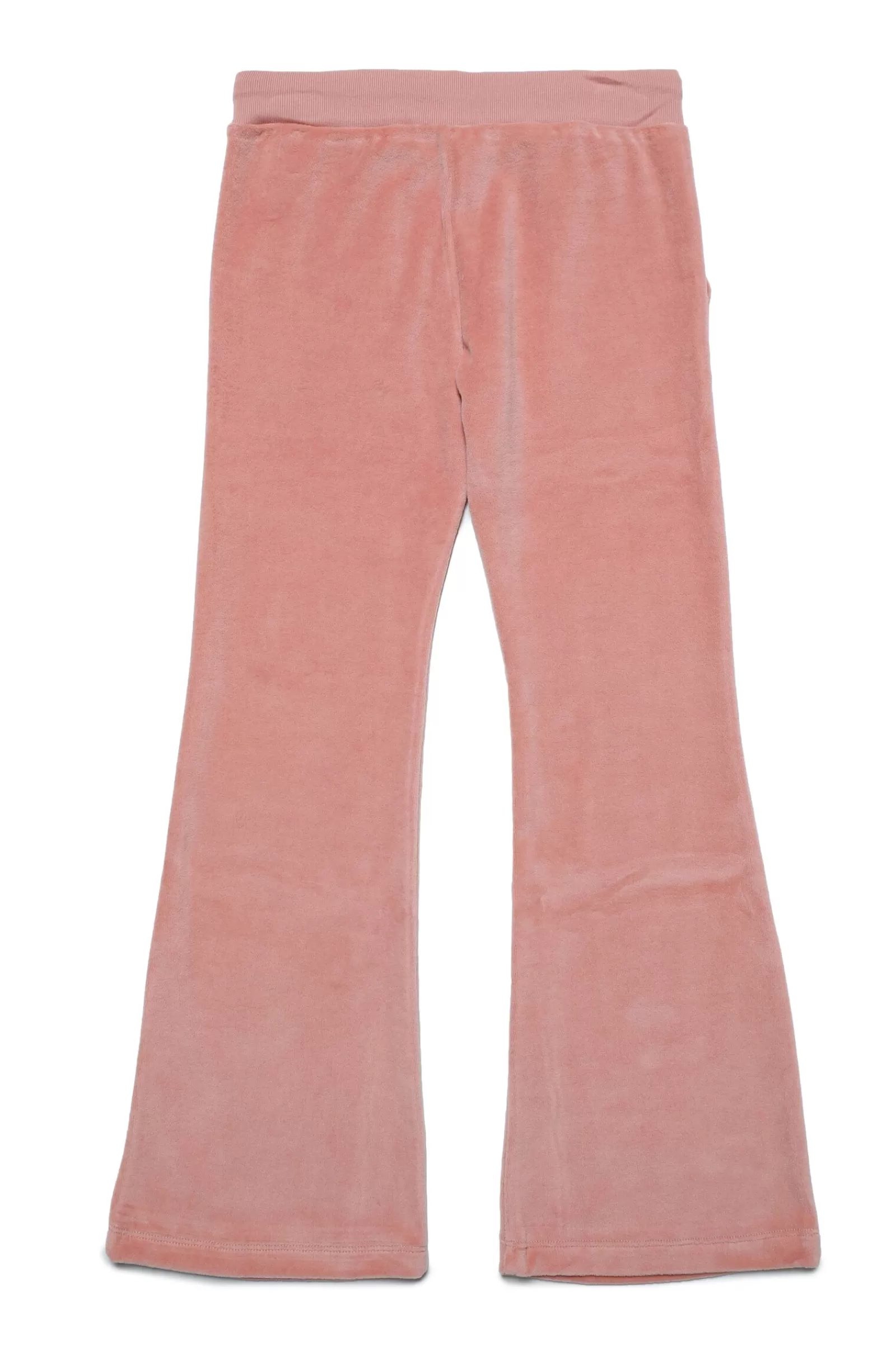 Pantaloni<N°21 Pantaloni Sportivi In Ciniglia Con Logo Rosa Antico Bois De Rose