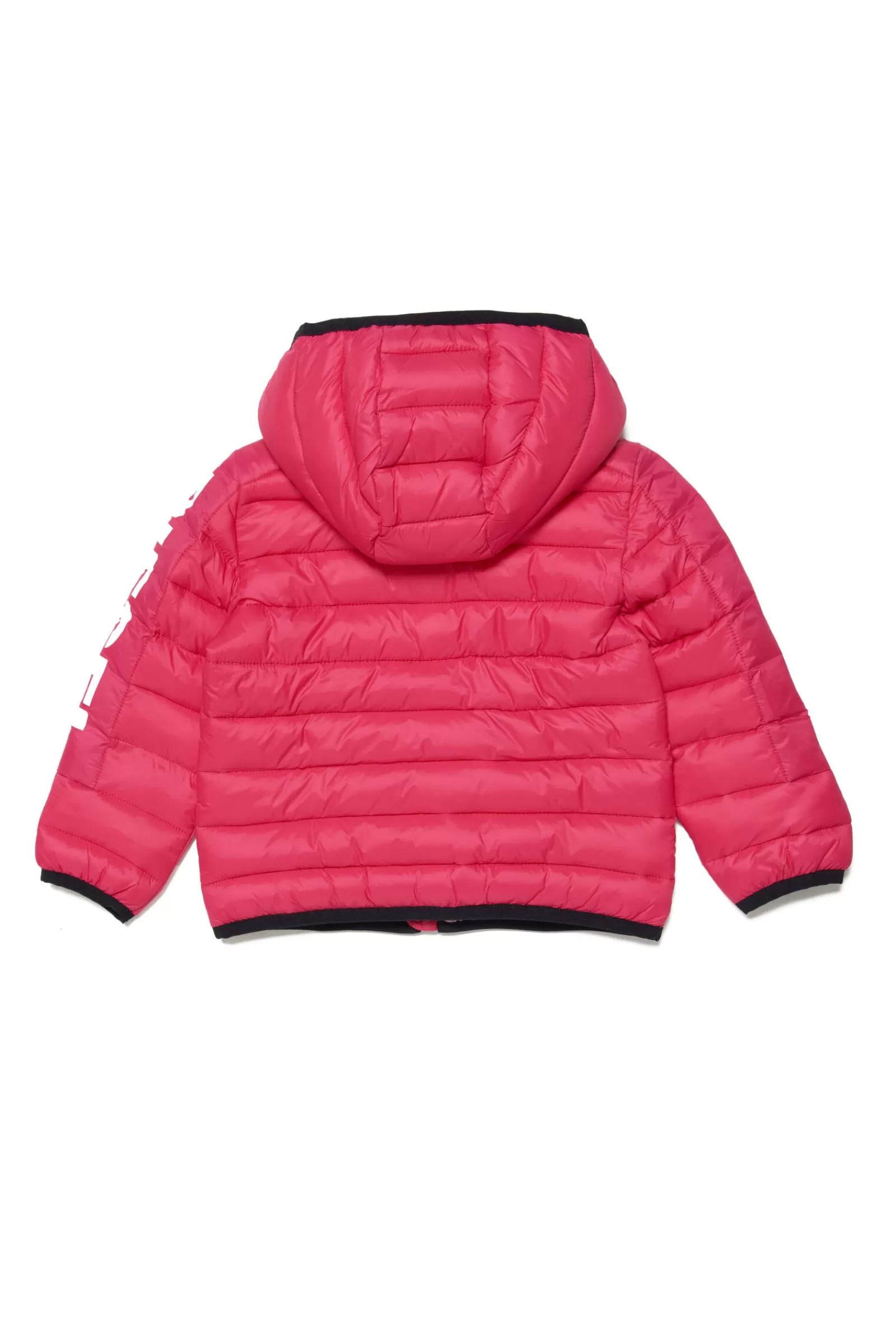 Giacche E Piumini<DIESEL Piumino Lightweight Rosa In Fake Down Rosso Fragola